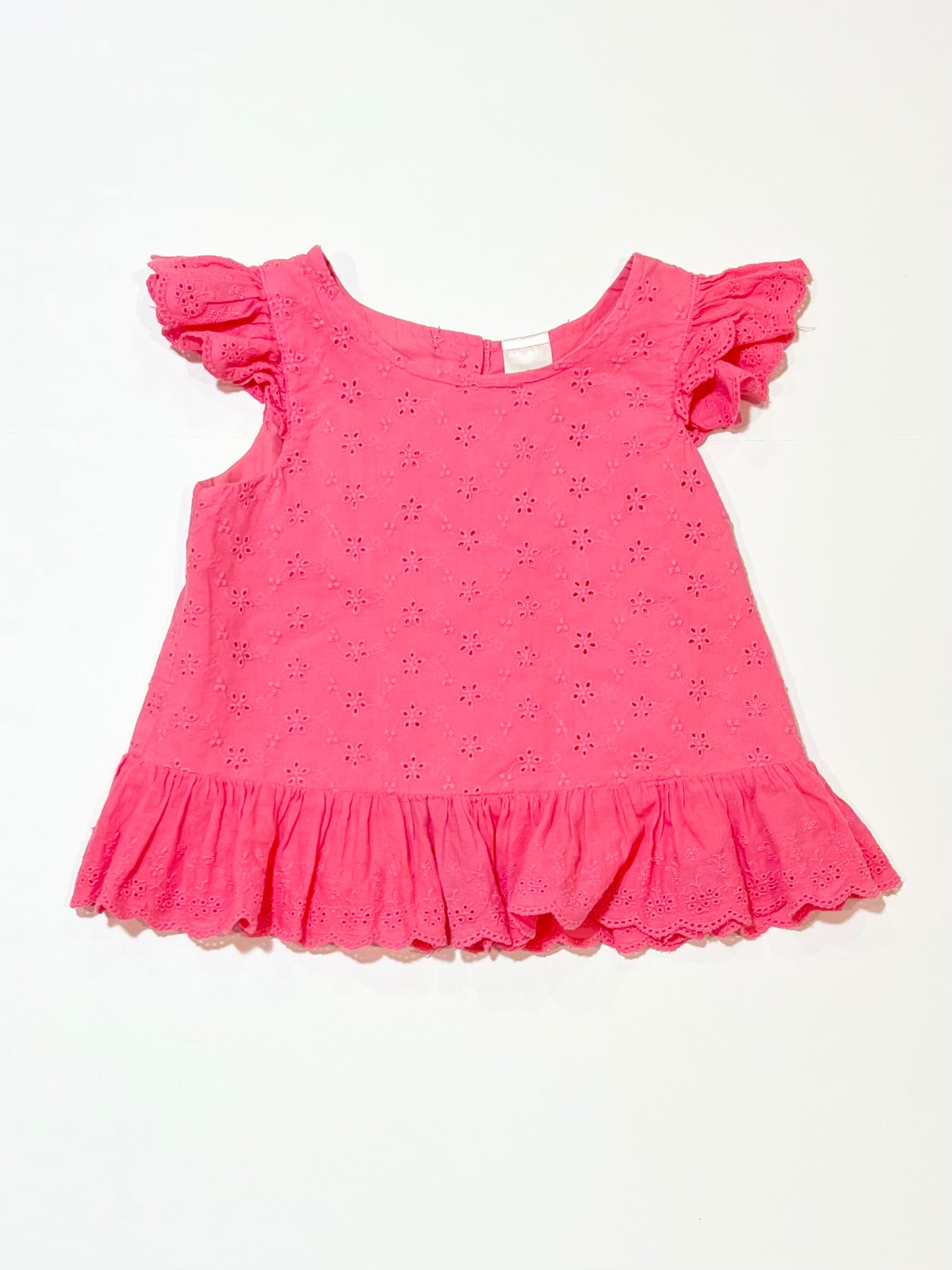 Pink peplum top - Size 3