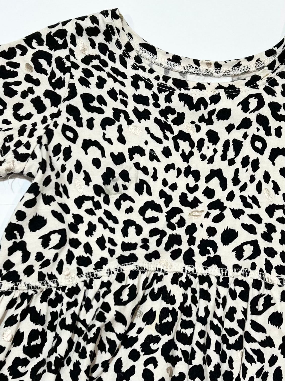 Animal print jersey dress - Size 3