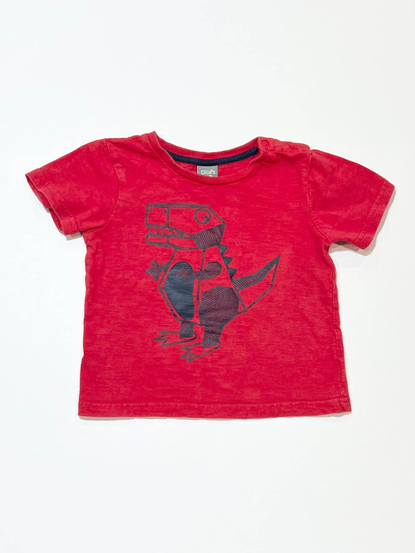 Red dino tee - Size 2