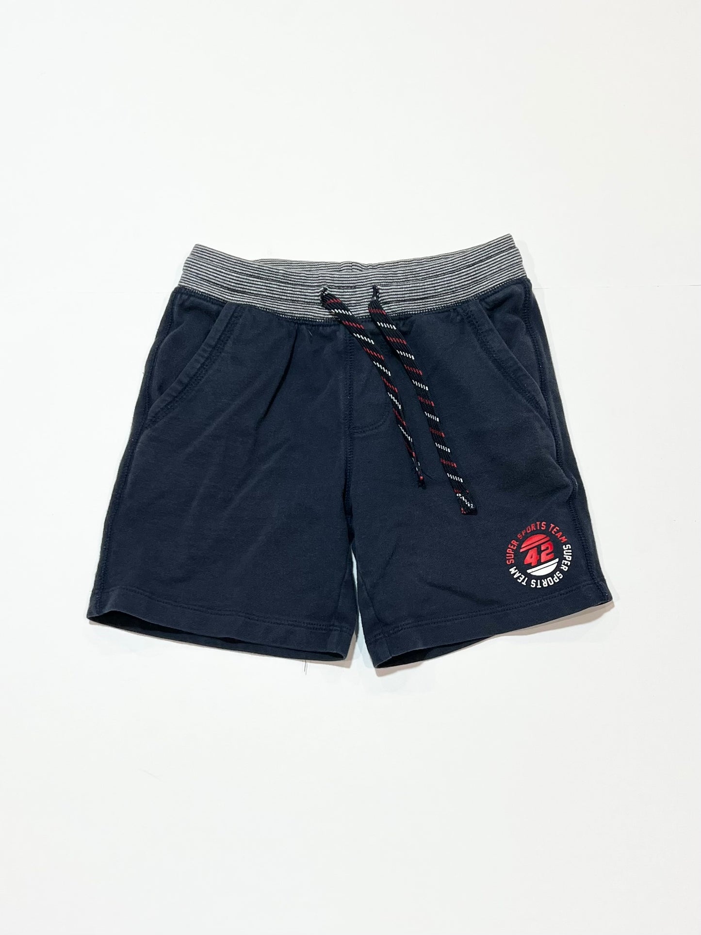 Navy sweat shorts - Size 4