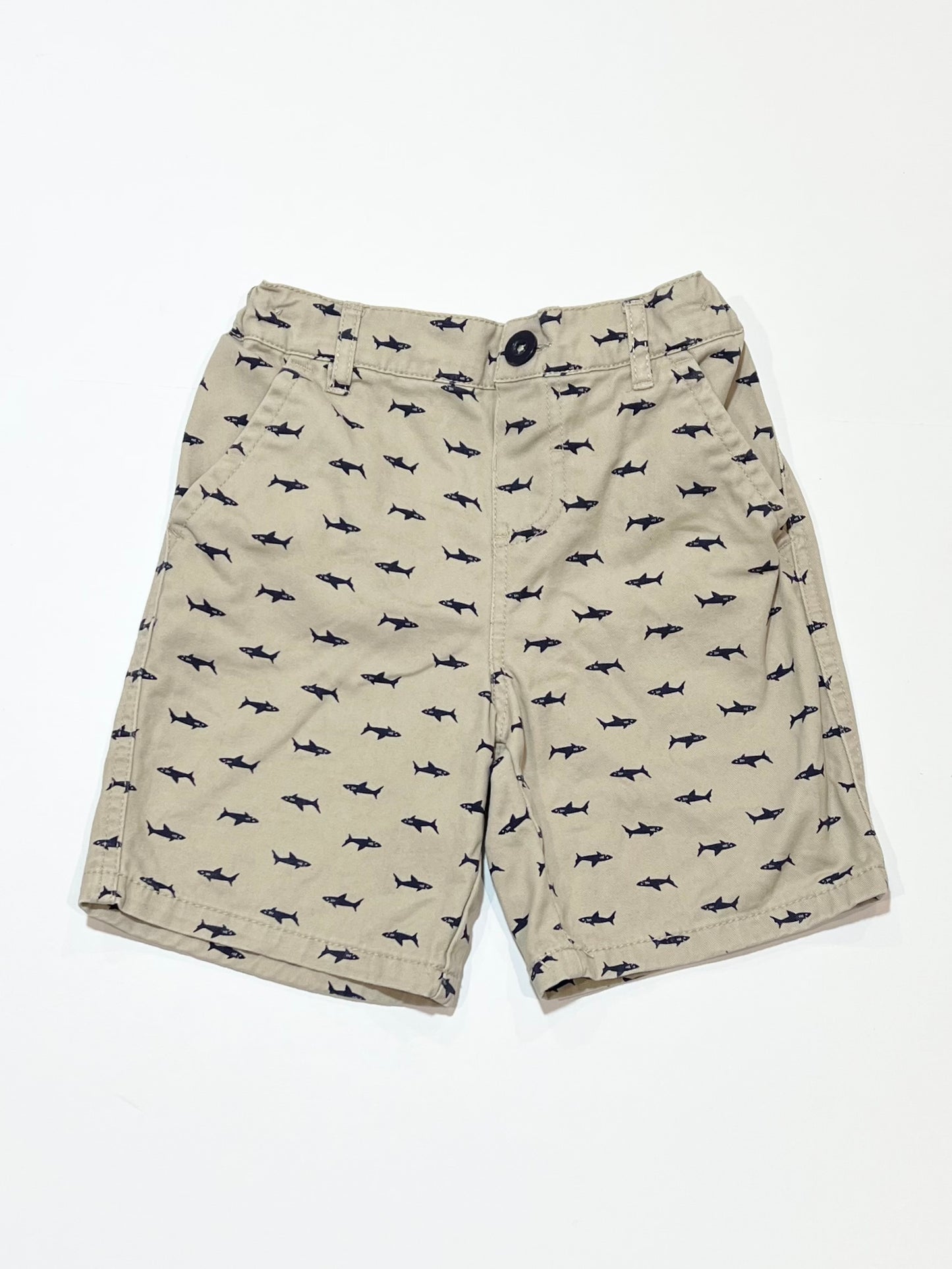 Tan sharks shorts - Size 4