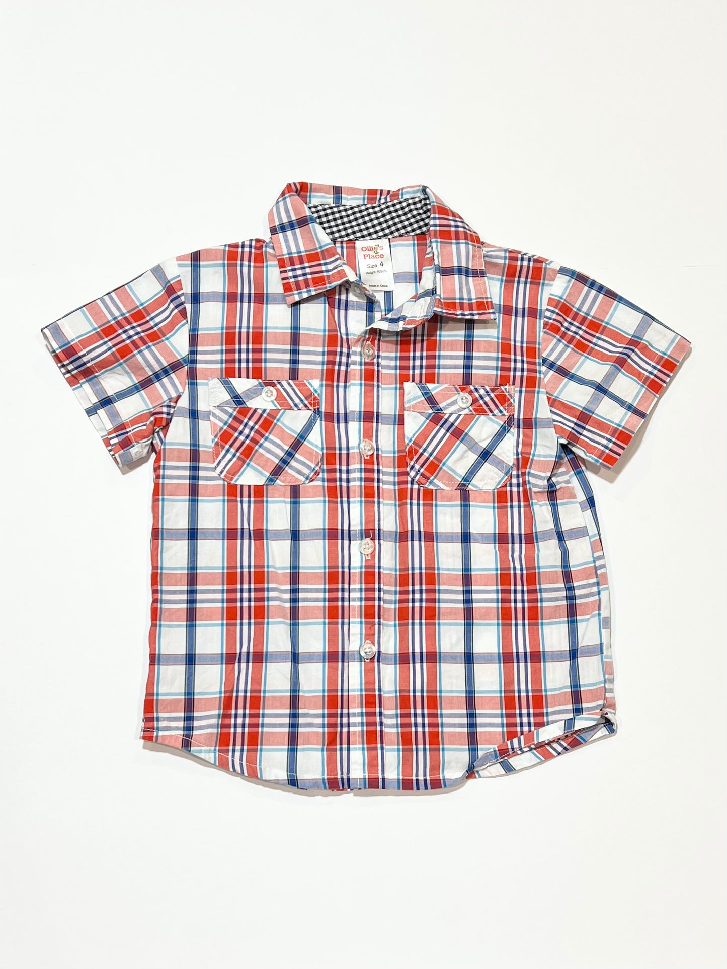 Checkered shirt - Size 4
