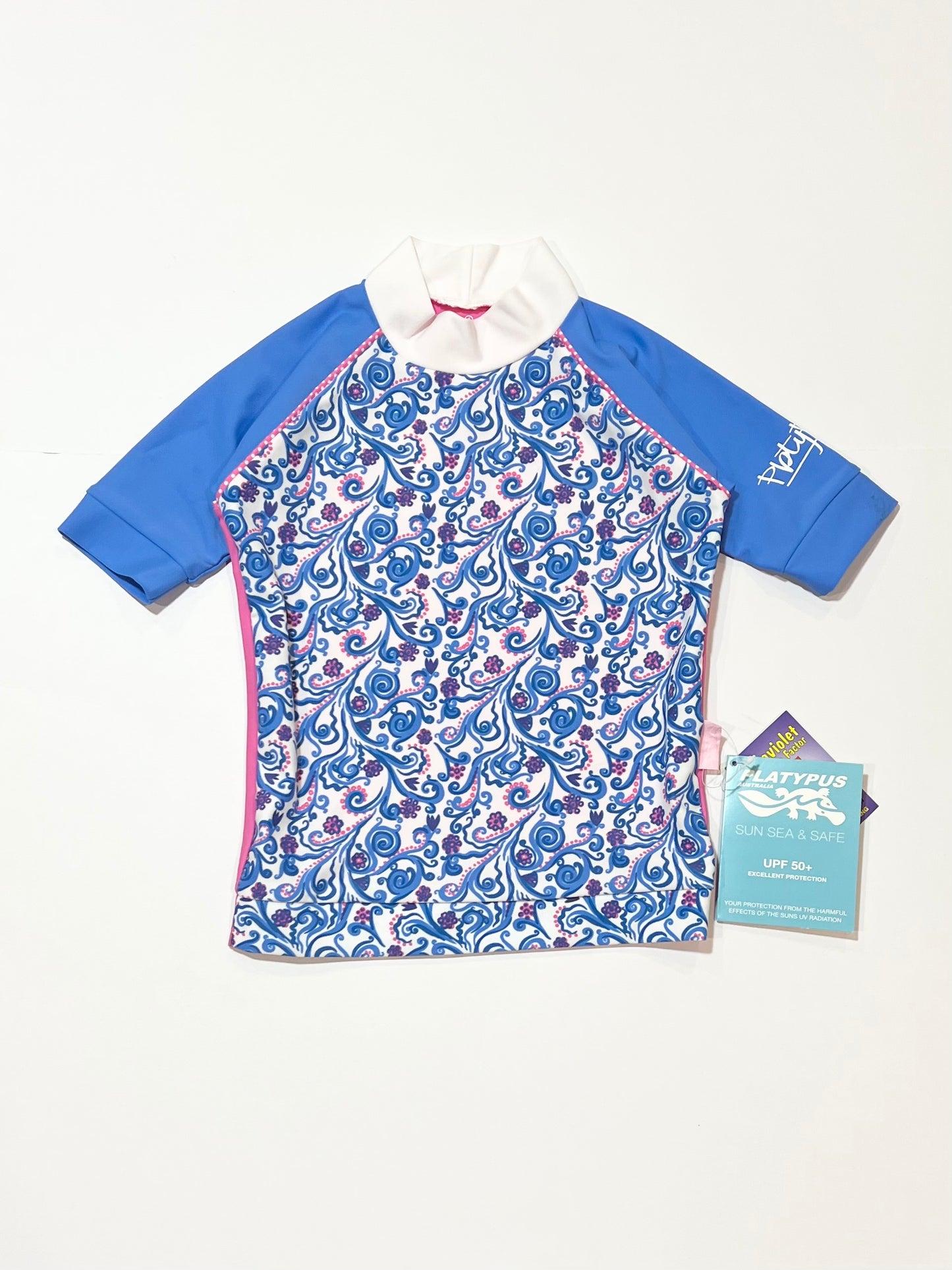 Blue rashie brand new - Size 4