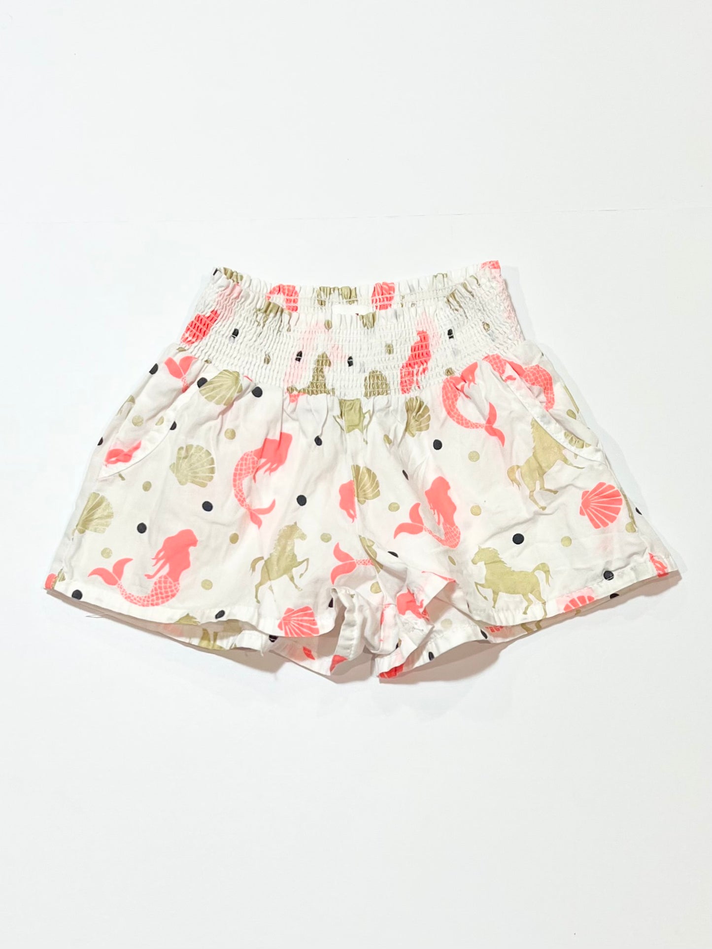 Horse and mermaid shorts - Size 4