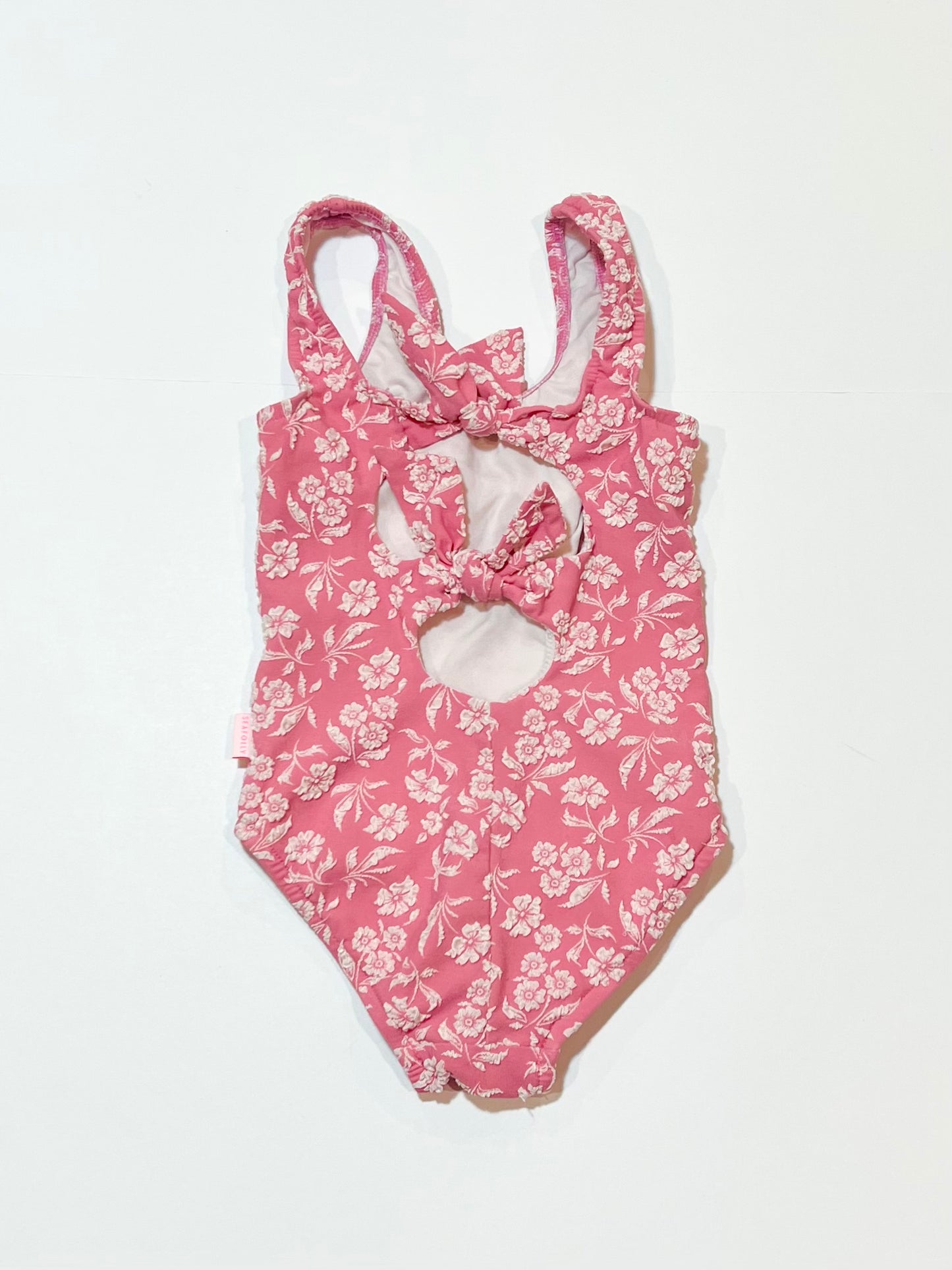 Floral one piece swim suit - Size 2