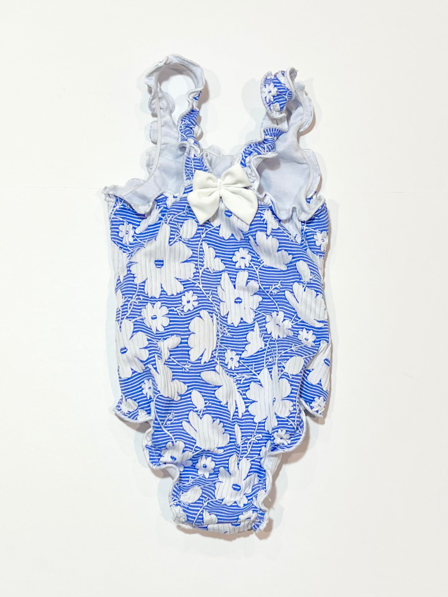 Floral one piece swim suit - Size 2-3