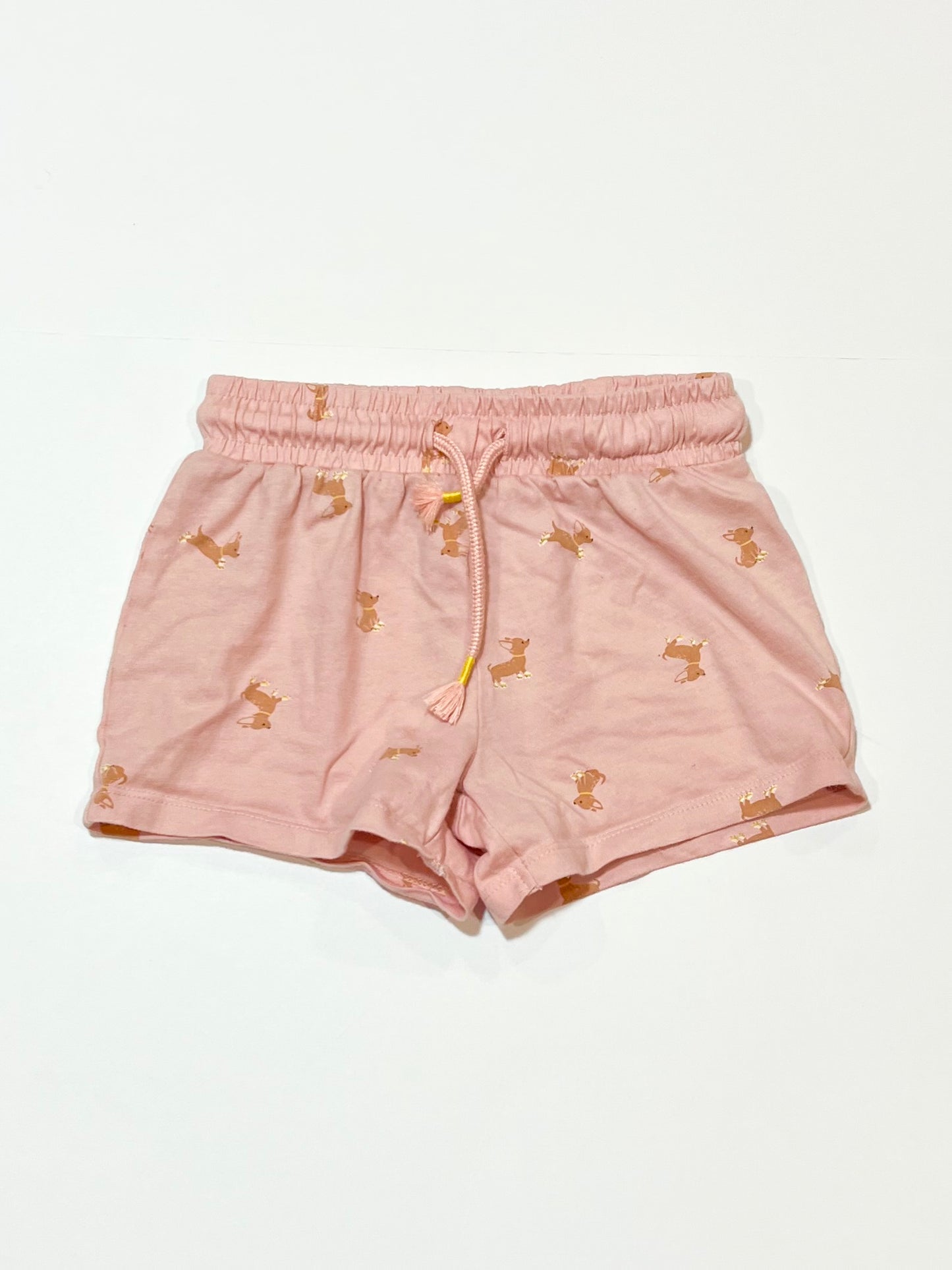 Pink jersey shorts - Size 2