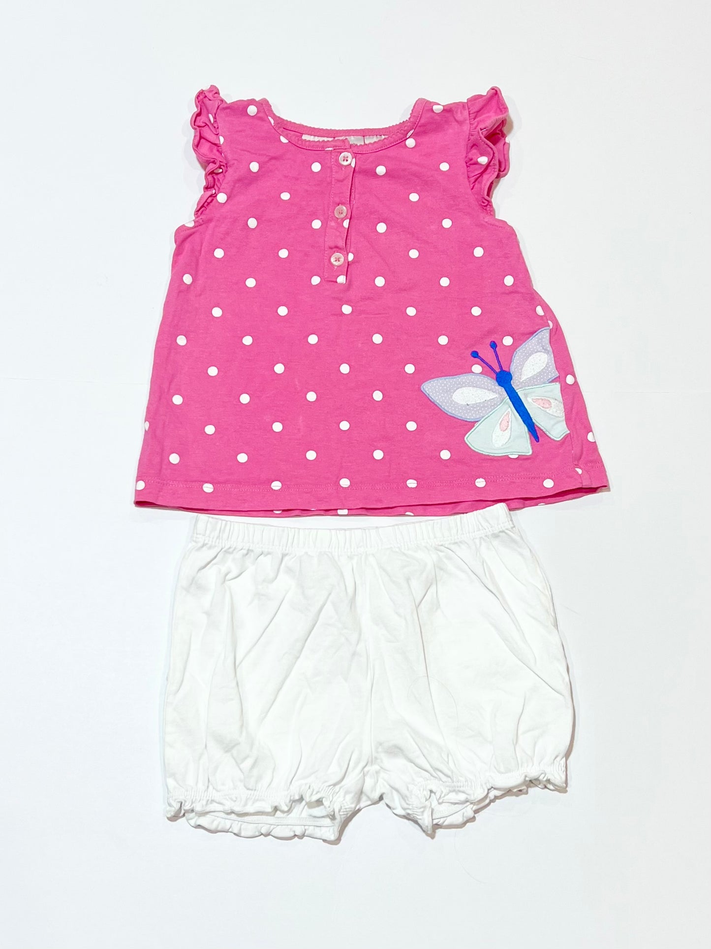 Pink butterfly set - Size 2