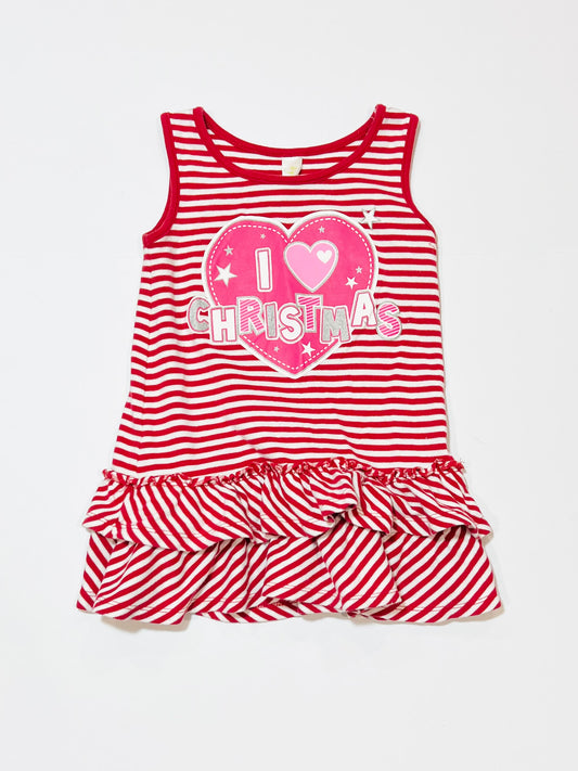 Christmas jersey dress - Size 2