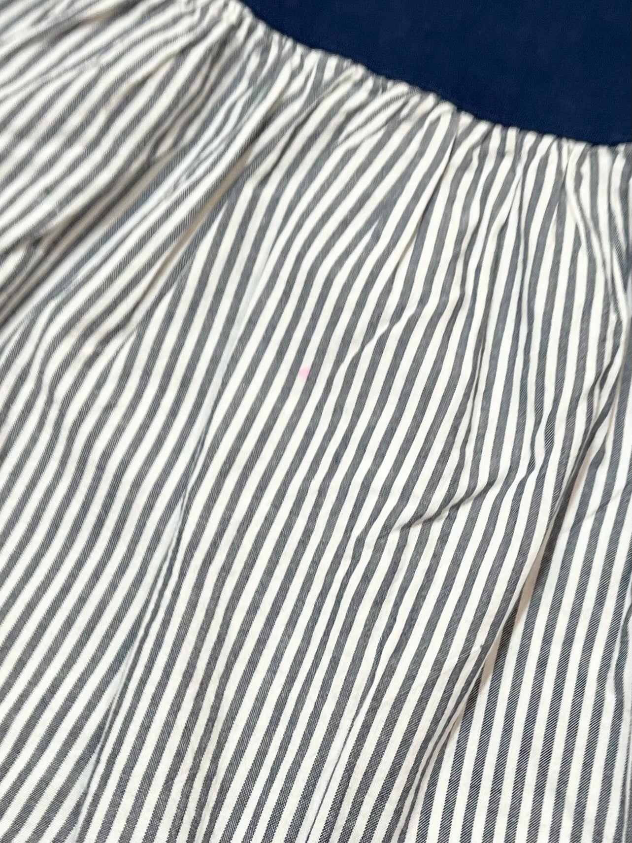 Navy striped dress - Size 2