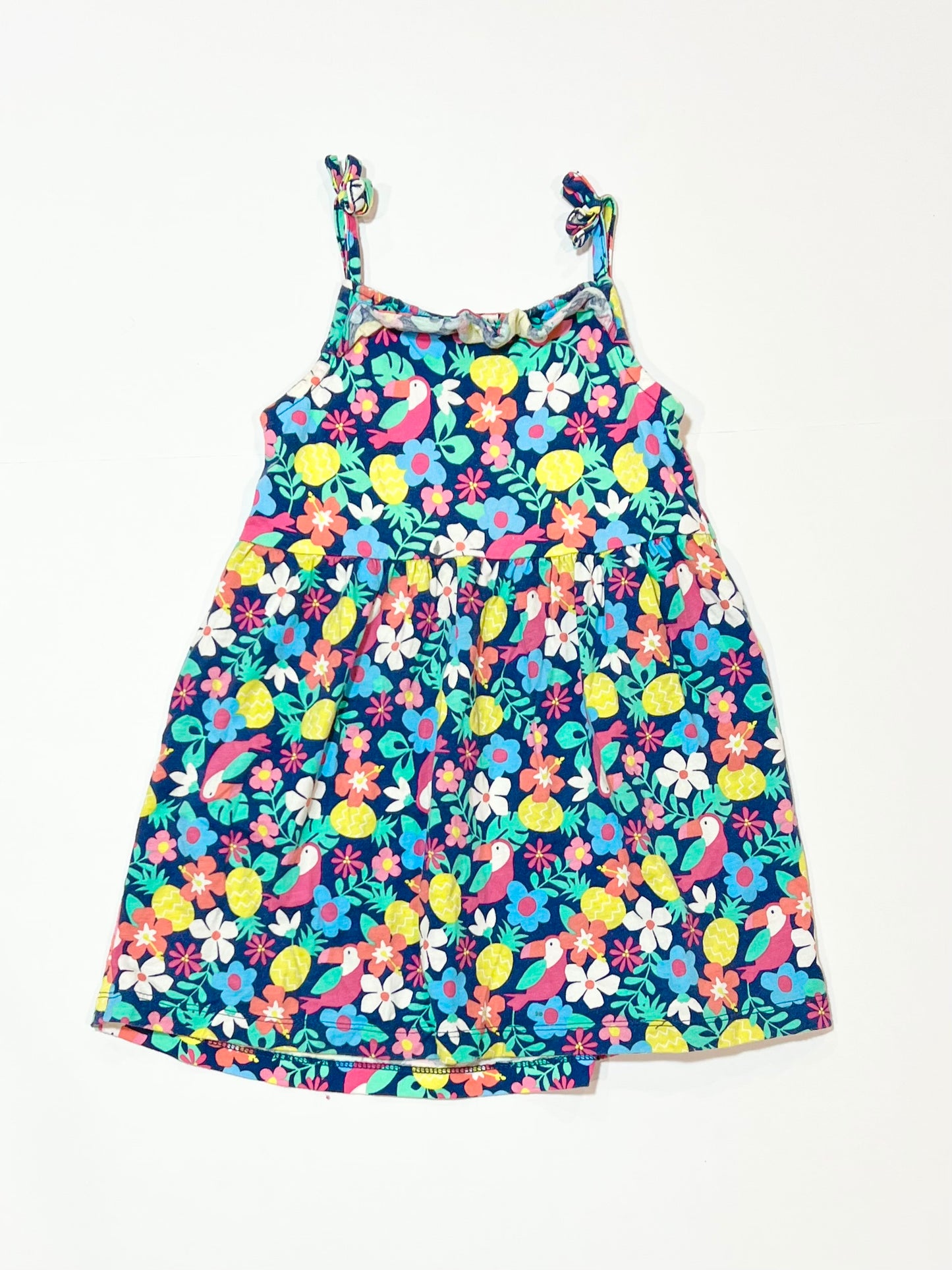 Floral jersey dress - Size 2