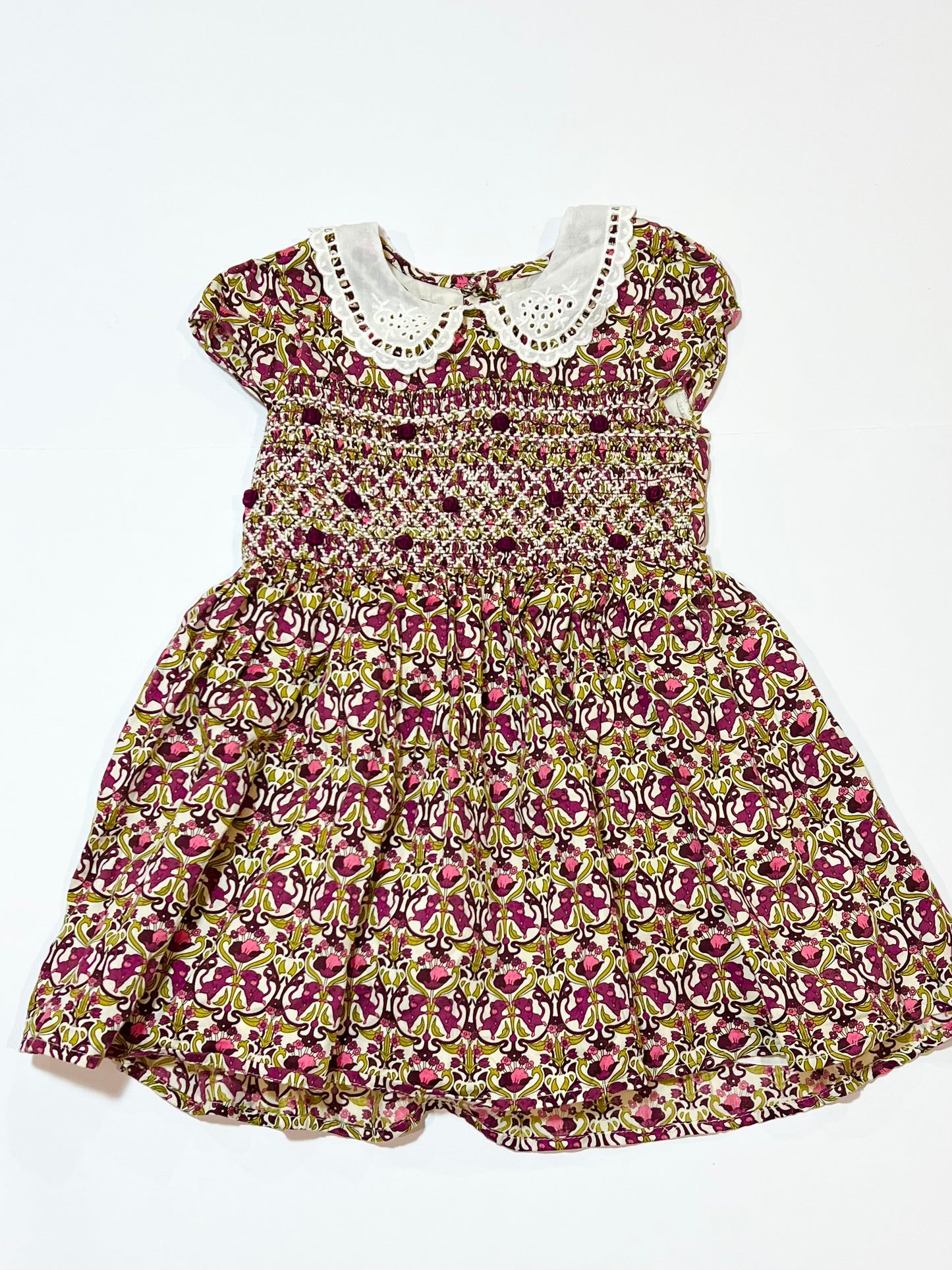 Smocked mouse dress - Size 2-3