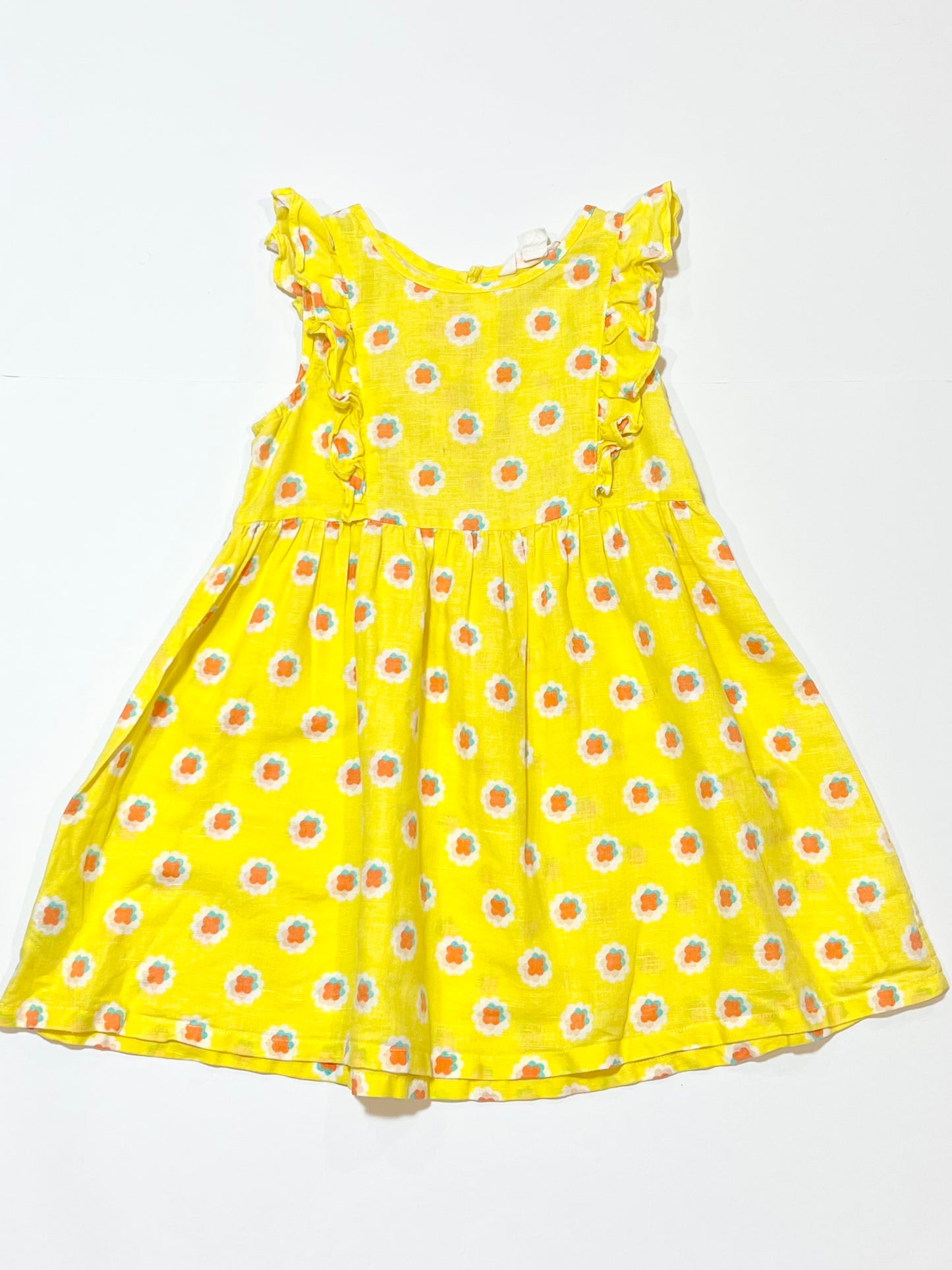 Floral linen dress - Size 2
