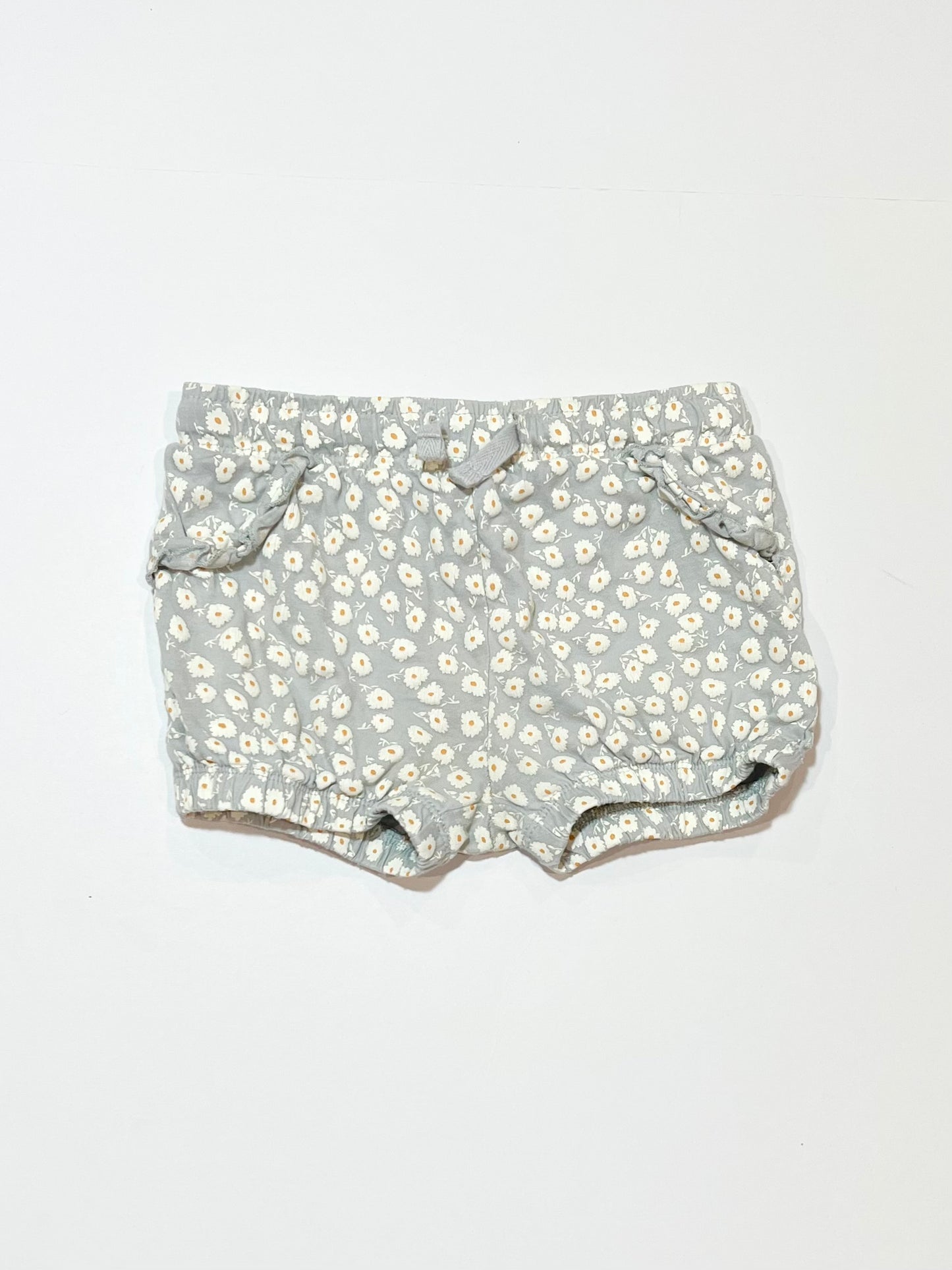 Floral jersey shorts - Size 1