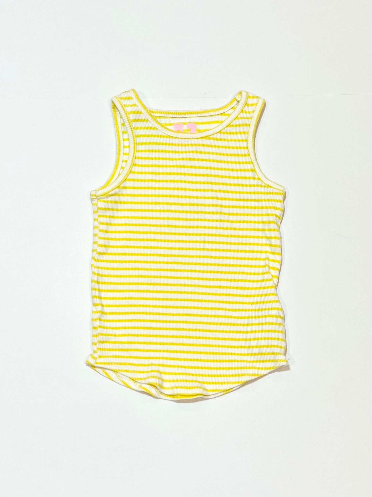 Striped ribbed tank - Size 1