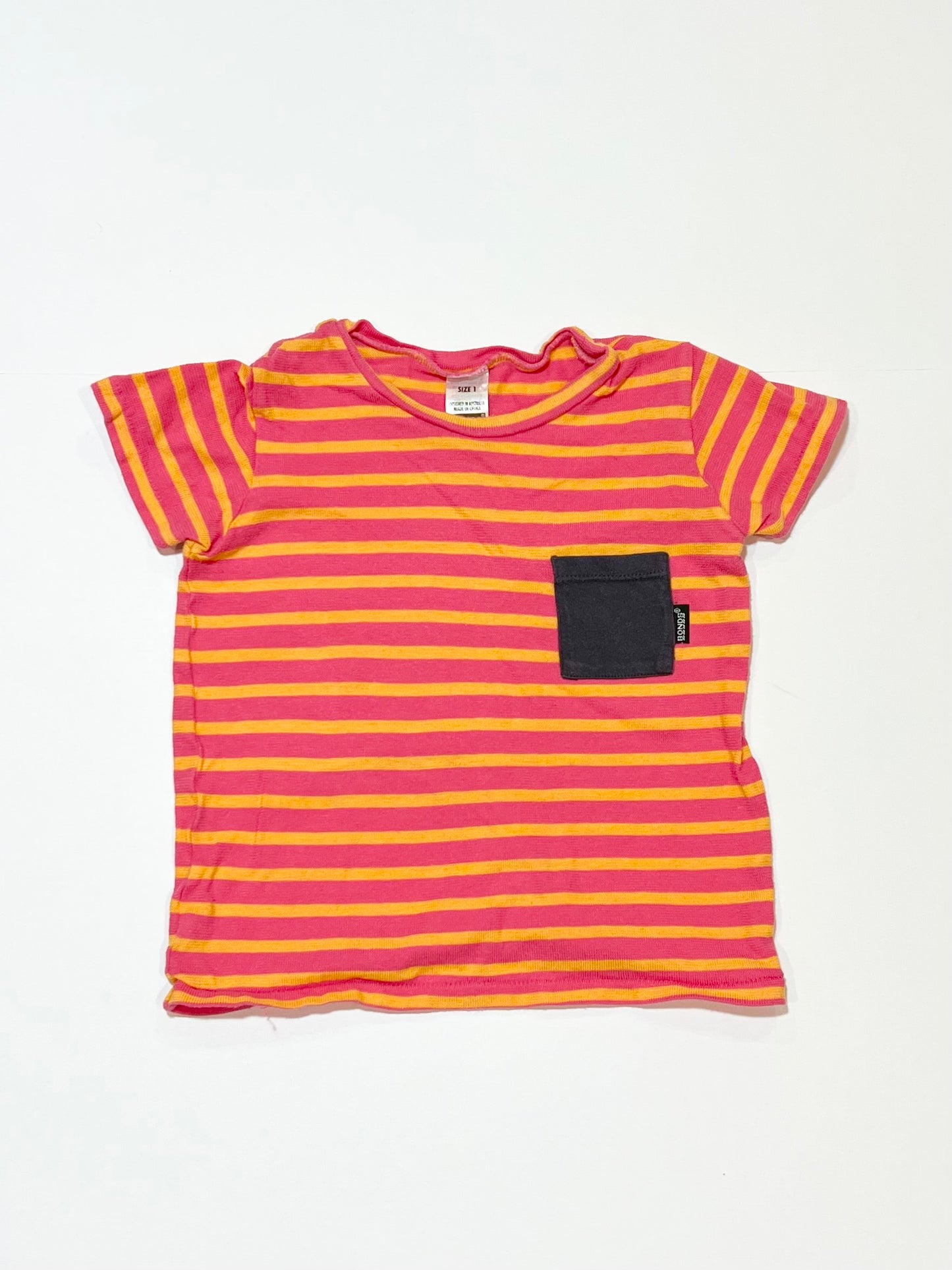 Striped pocket tee - Size 1
