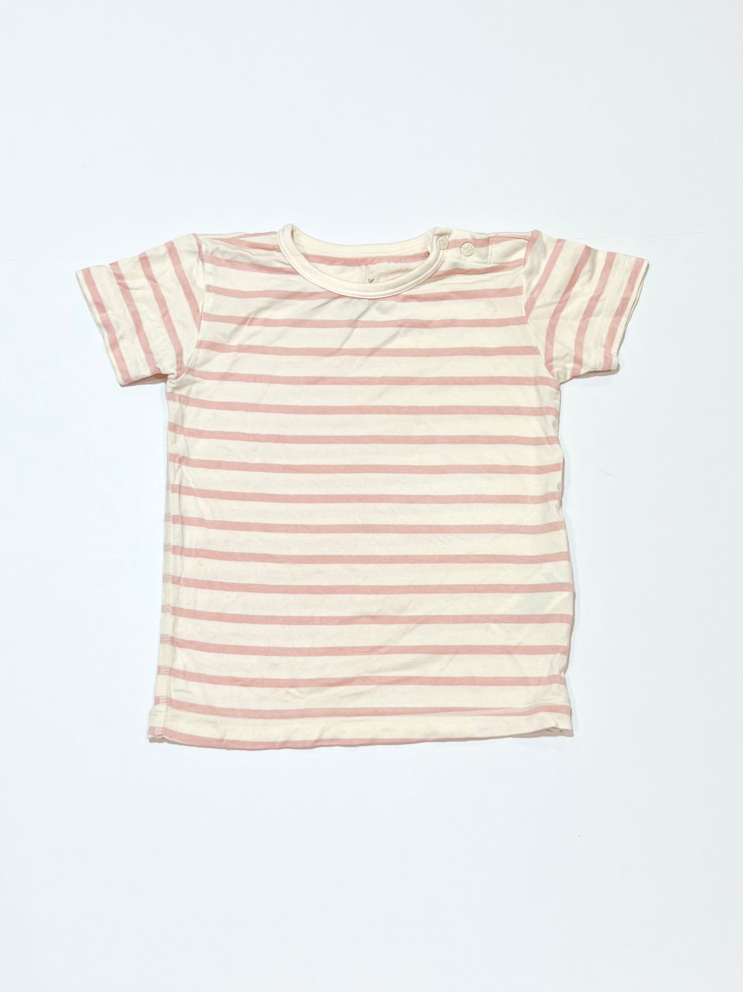 Striped bamboo tee - Size 1