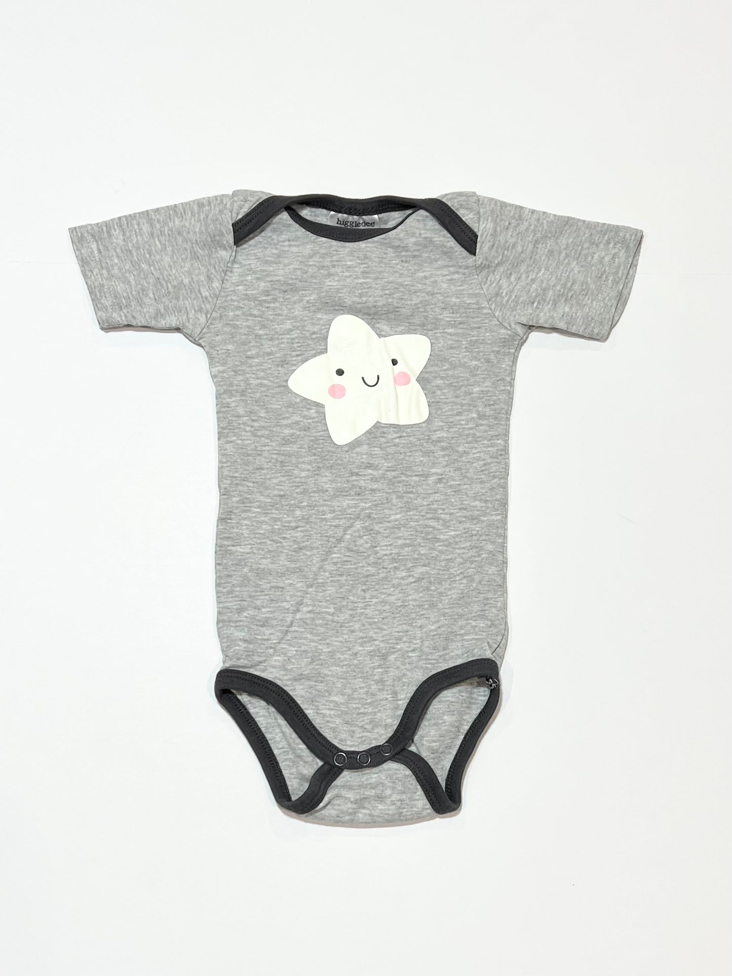 Grey star bodysuit - Size 1-2