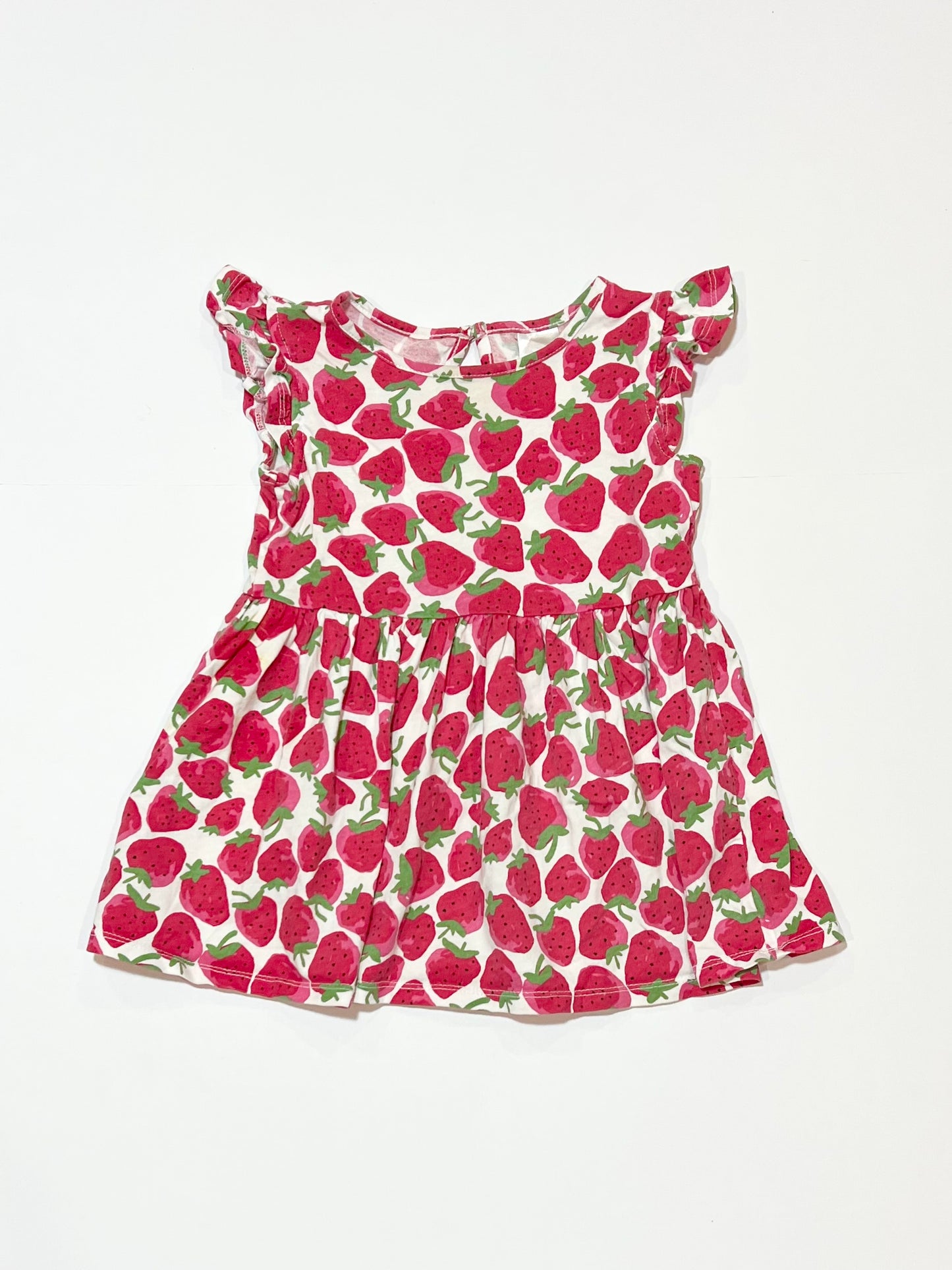 Strawberry jersey dress - Size 1