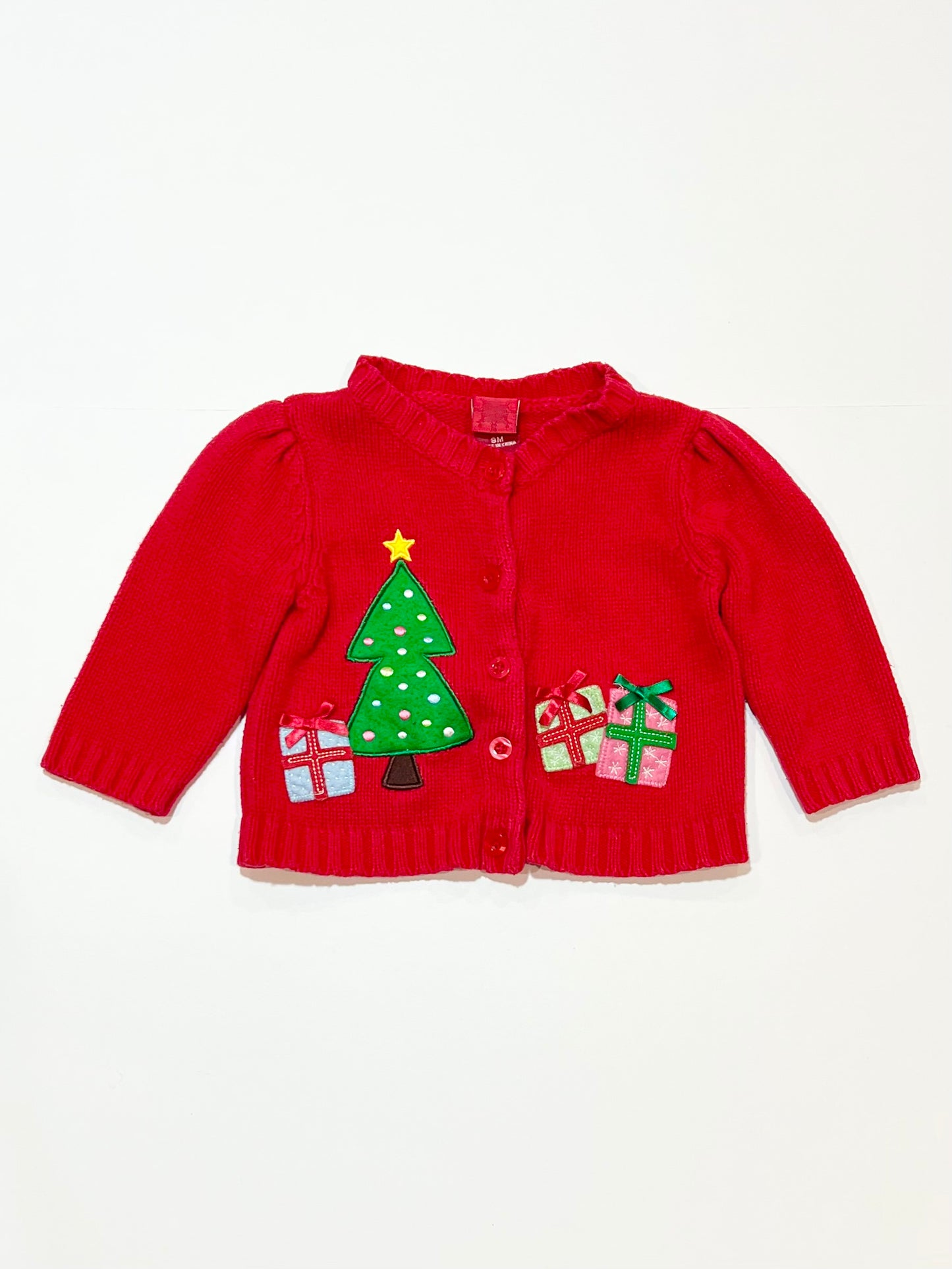 Christmas cardigan - Size 6-9 months