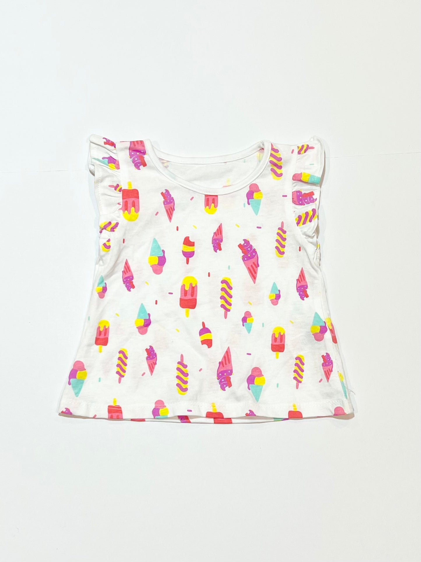 Ice cream frill tank - Size 6-9 months
