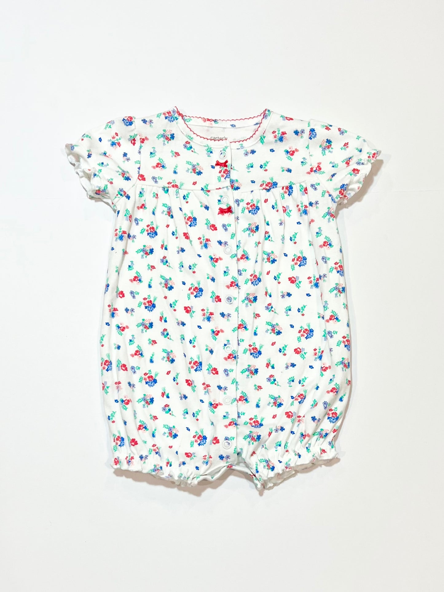 Floral romper - Size 9-12 months