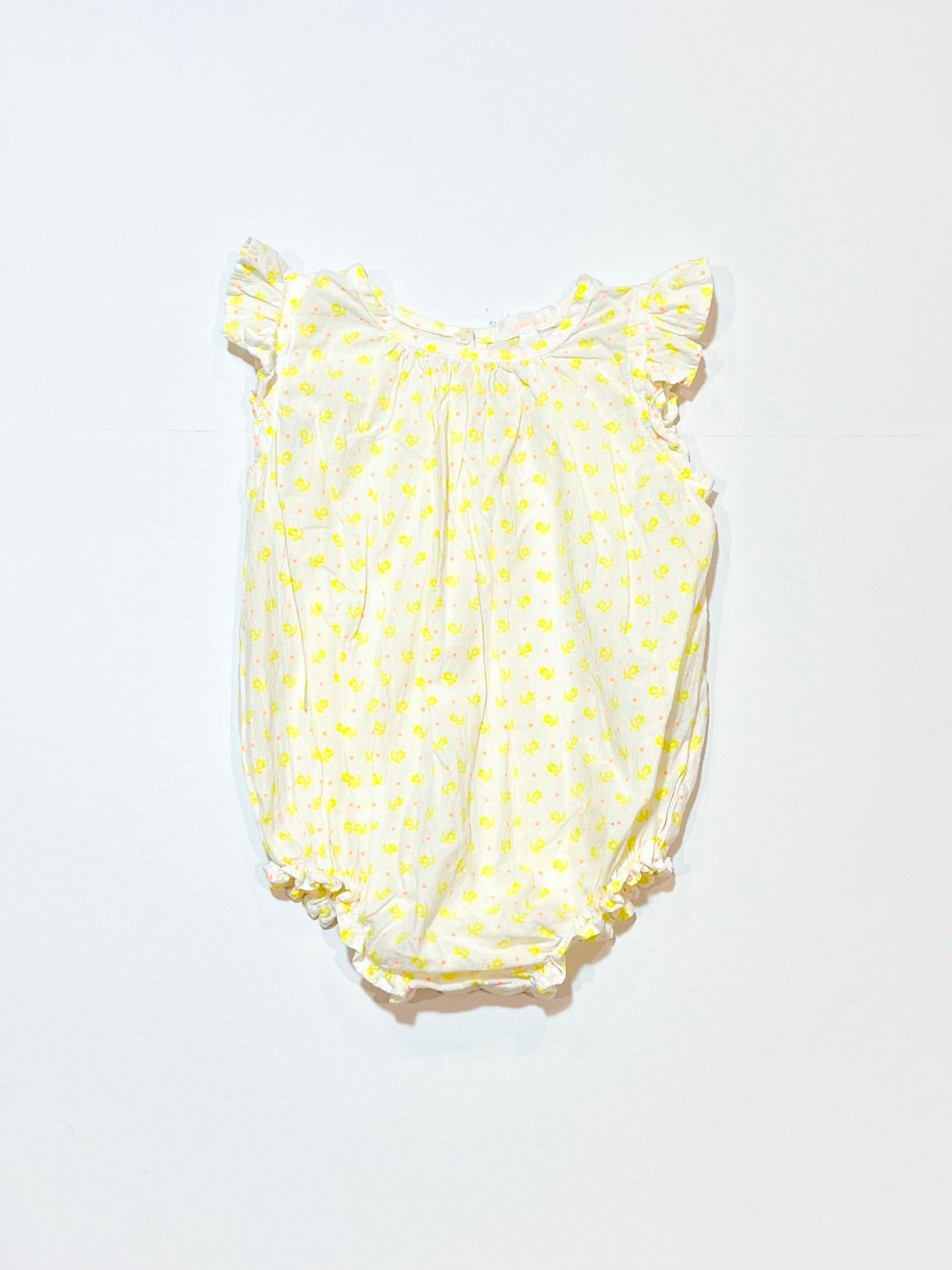 Yellow flower romper - Size 0