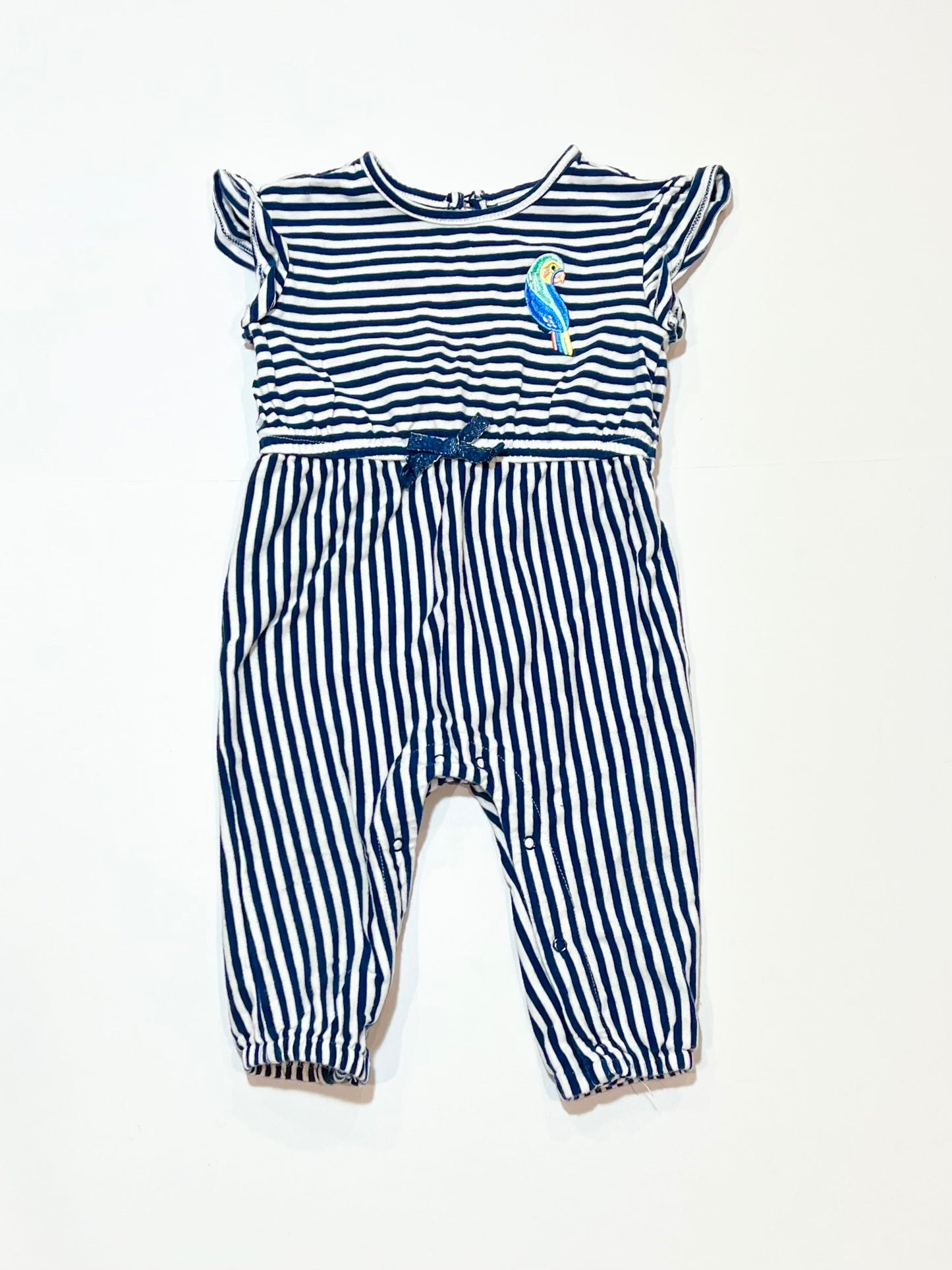 Striped jersey jumpsuit - Size 0