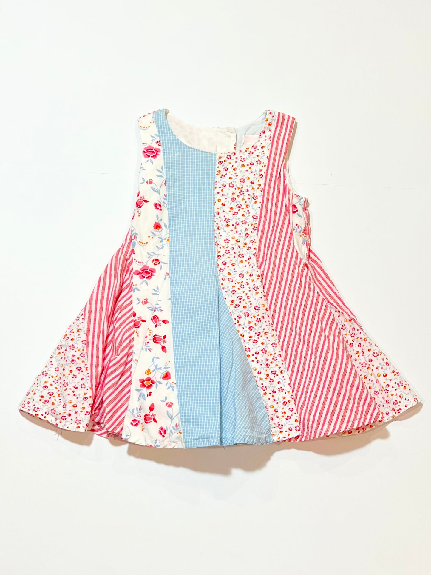Patch work dress - Size 0-6 months