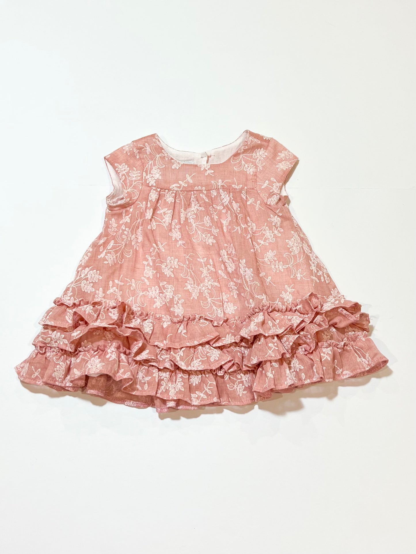 Pink ruffle dress - Size 00