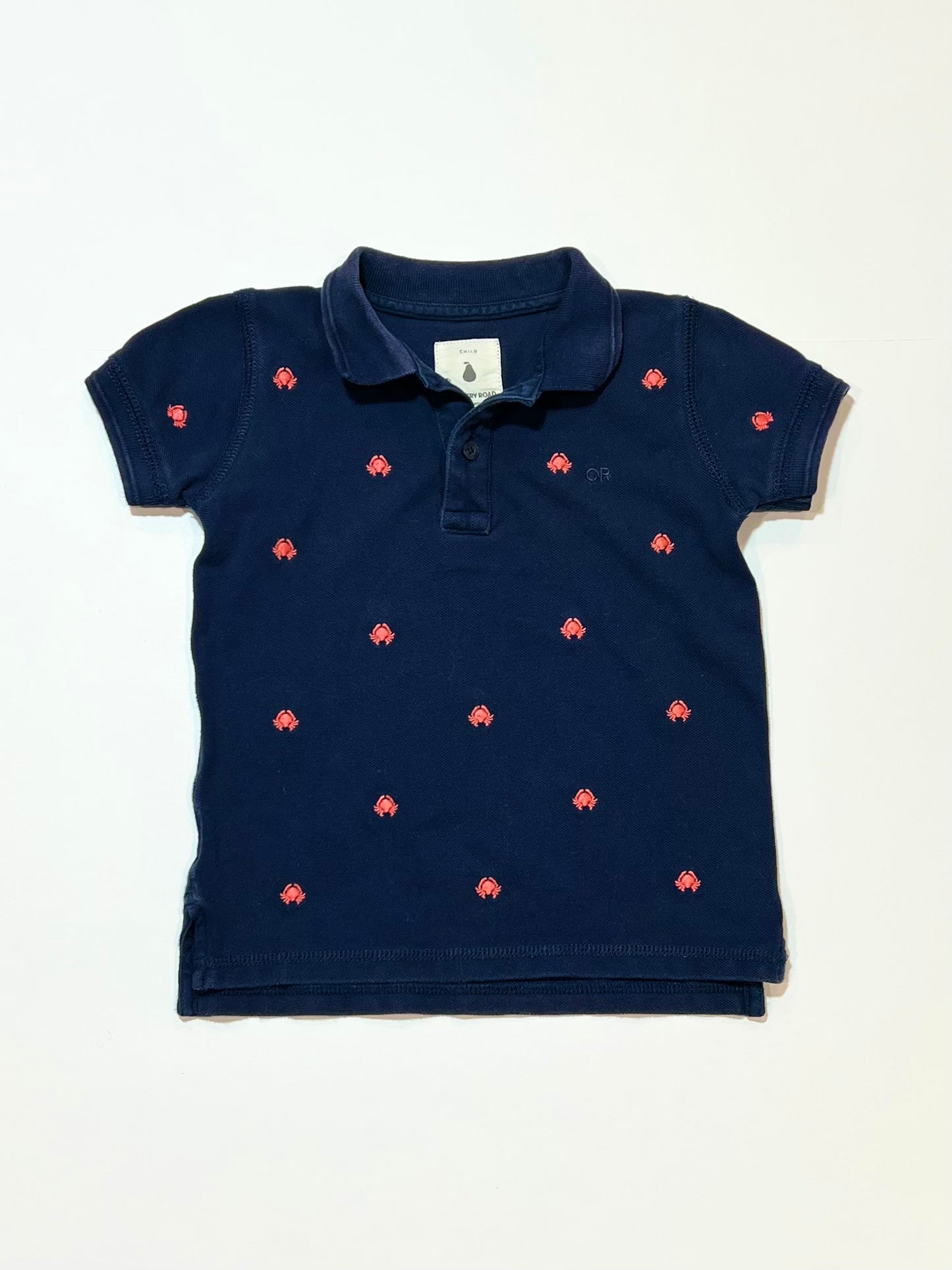 Navy crab polo - Size 2