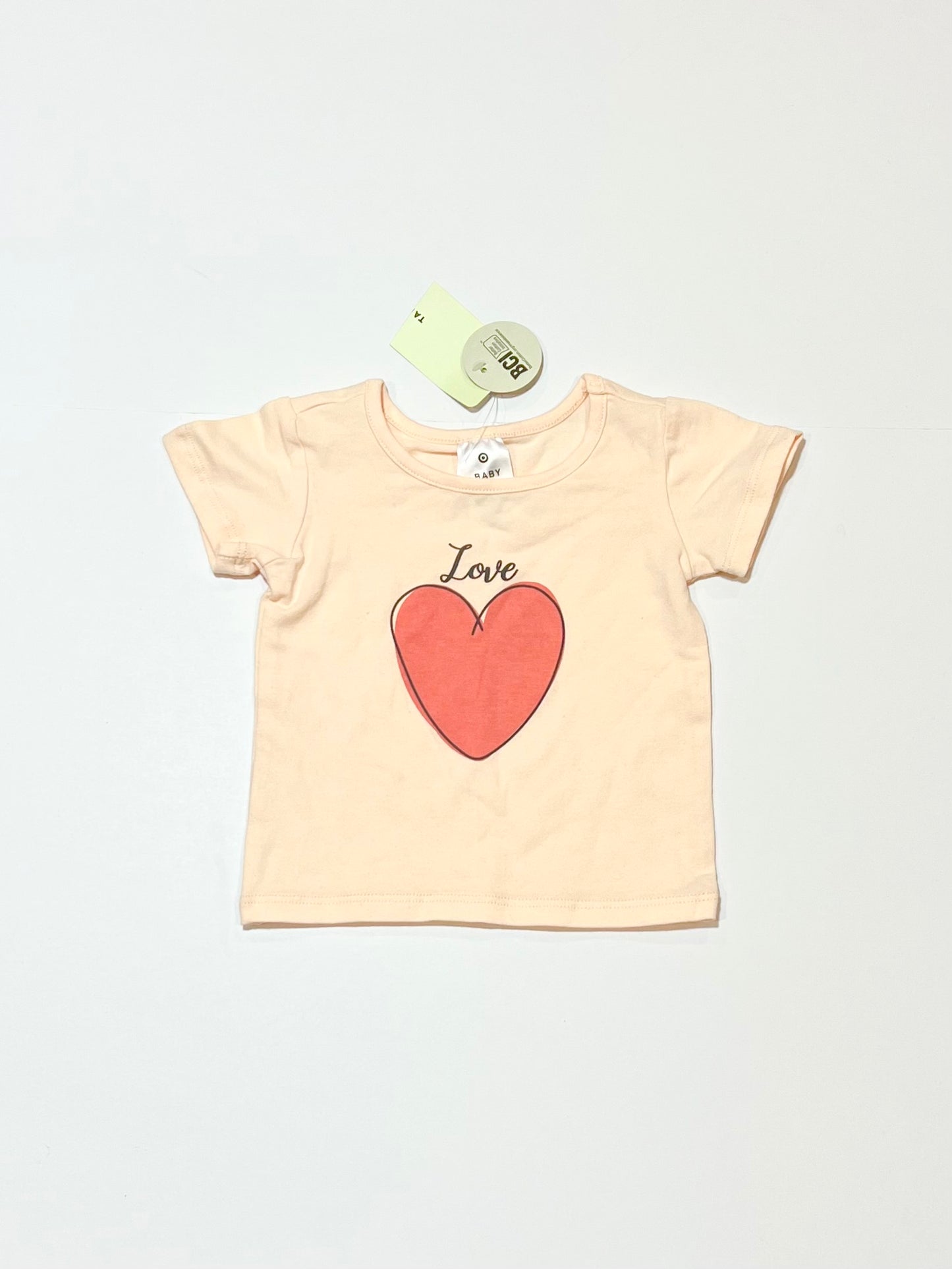 Love heart tee brand new - Size 000