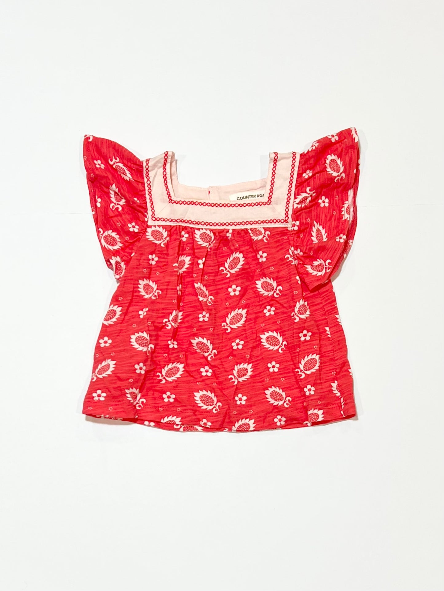 Ruffle sleeve top - Size 000