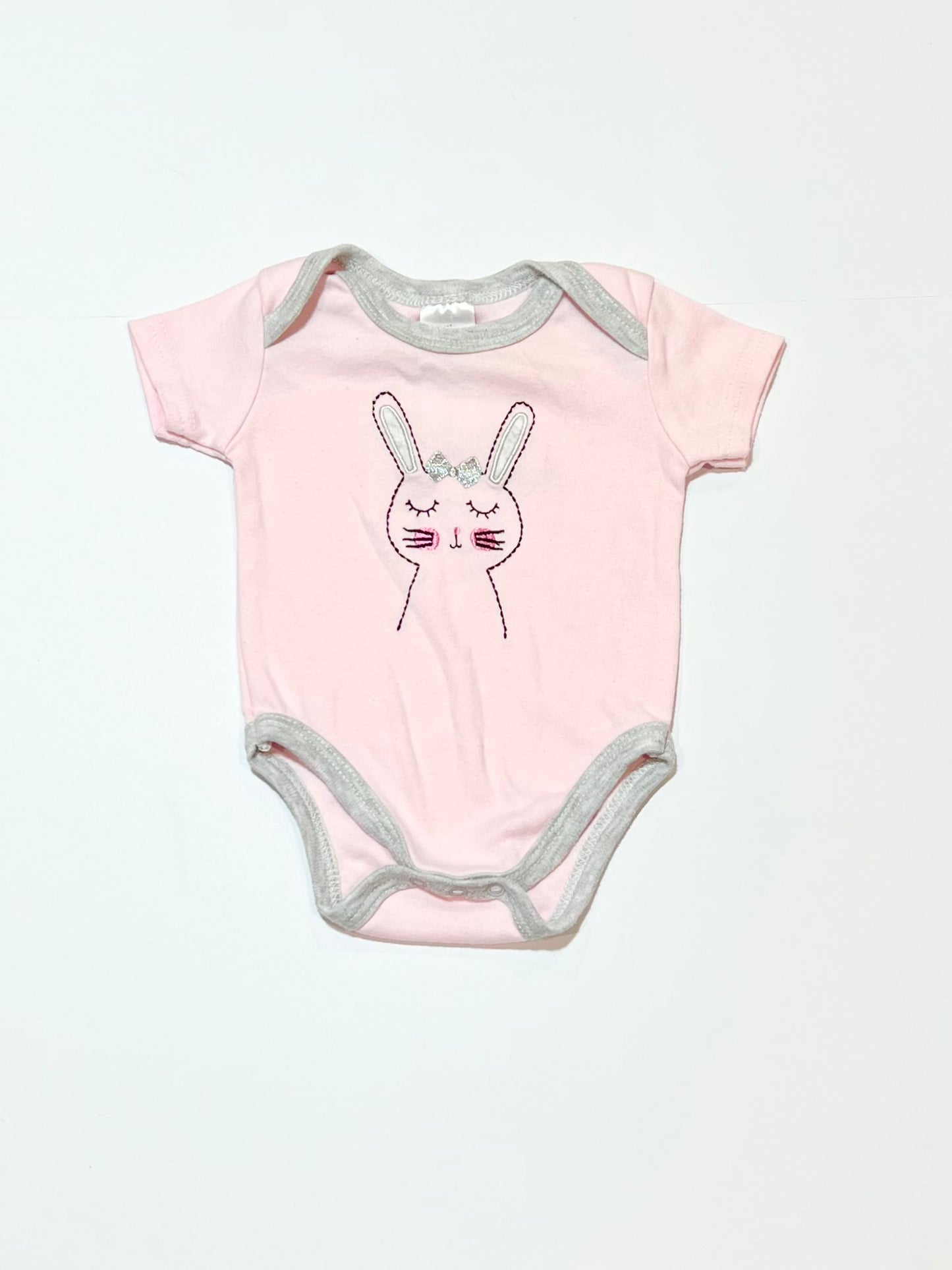Pink bunny bodysuit - Size 000