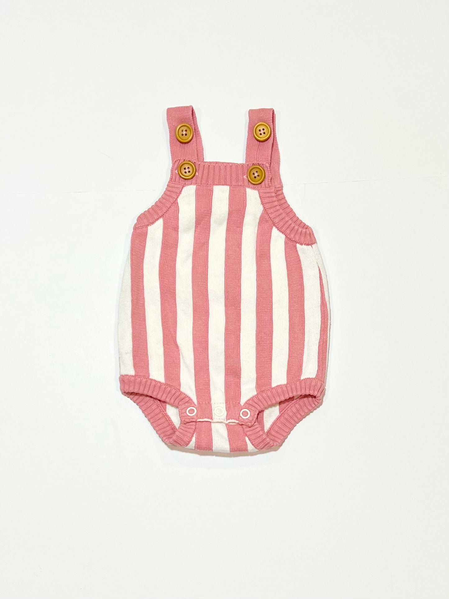Striped knit romper - Size 000