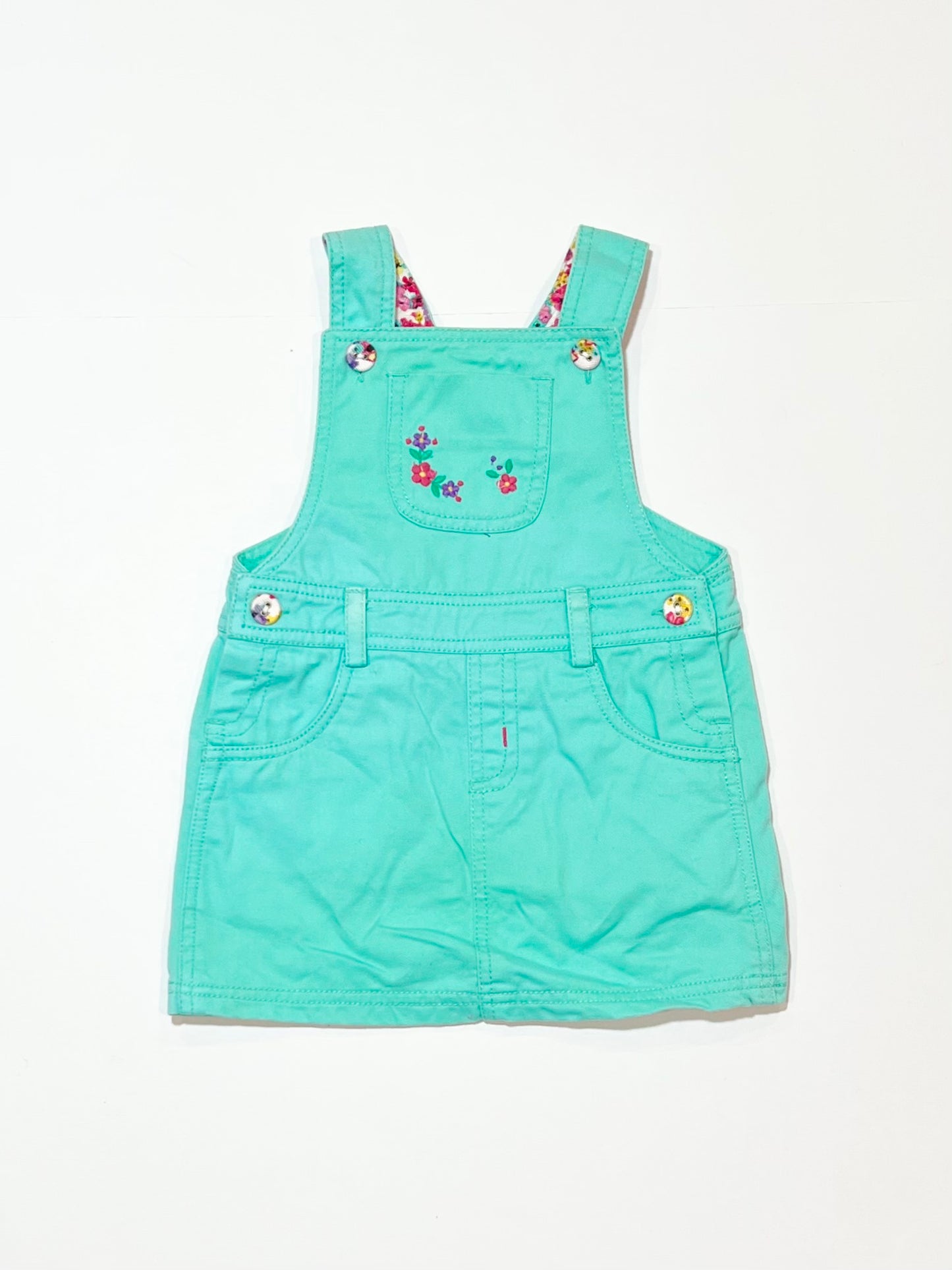 Embroidered pinafore - Size 000