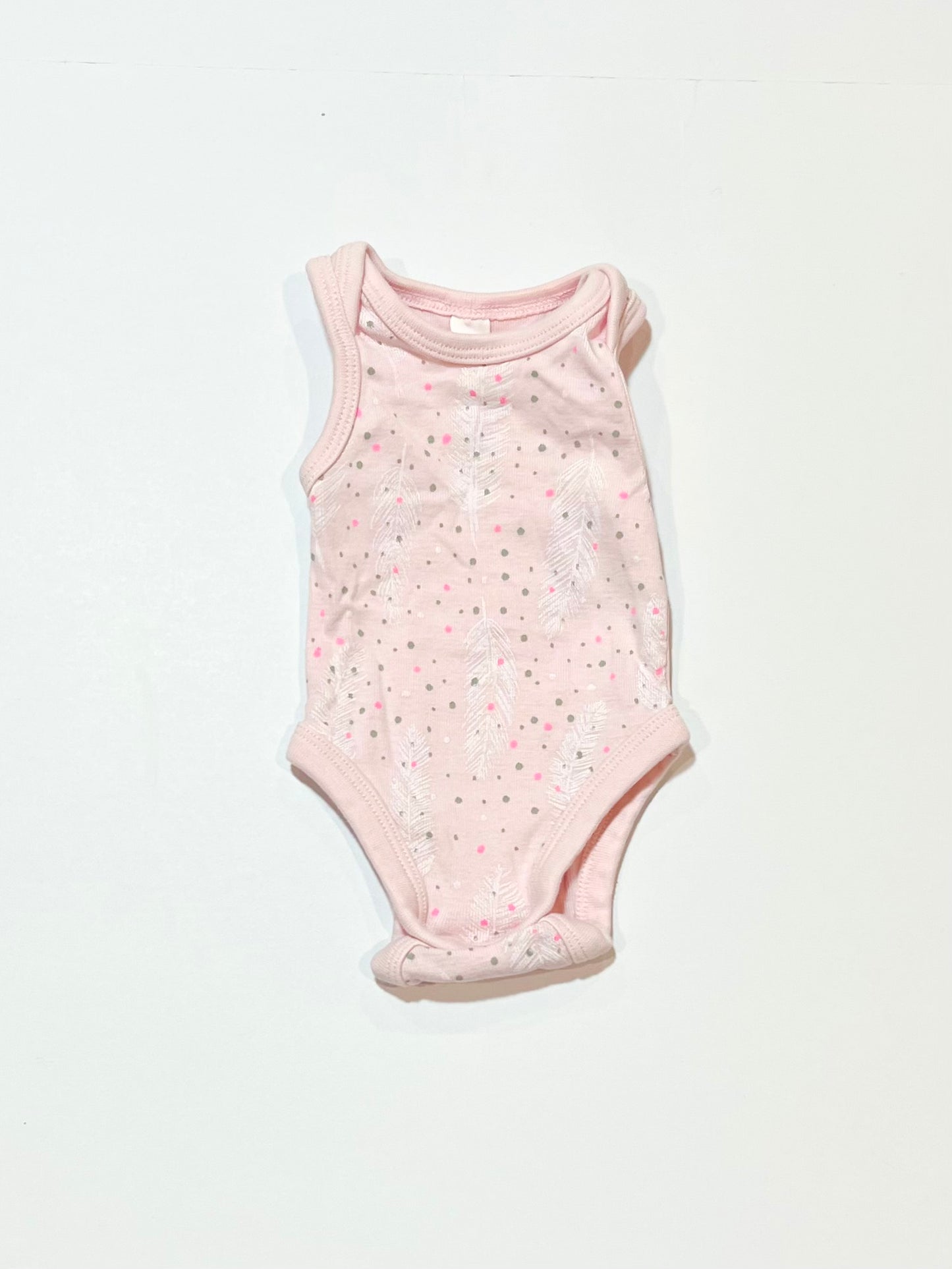 Pink feather bodysuit - Size 00000