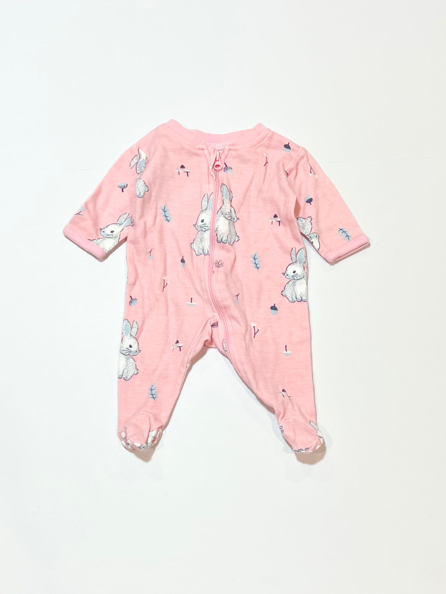 Bunny zip onesie - Size 00000