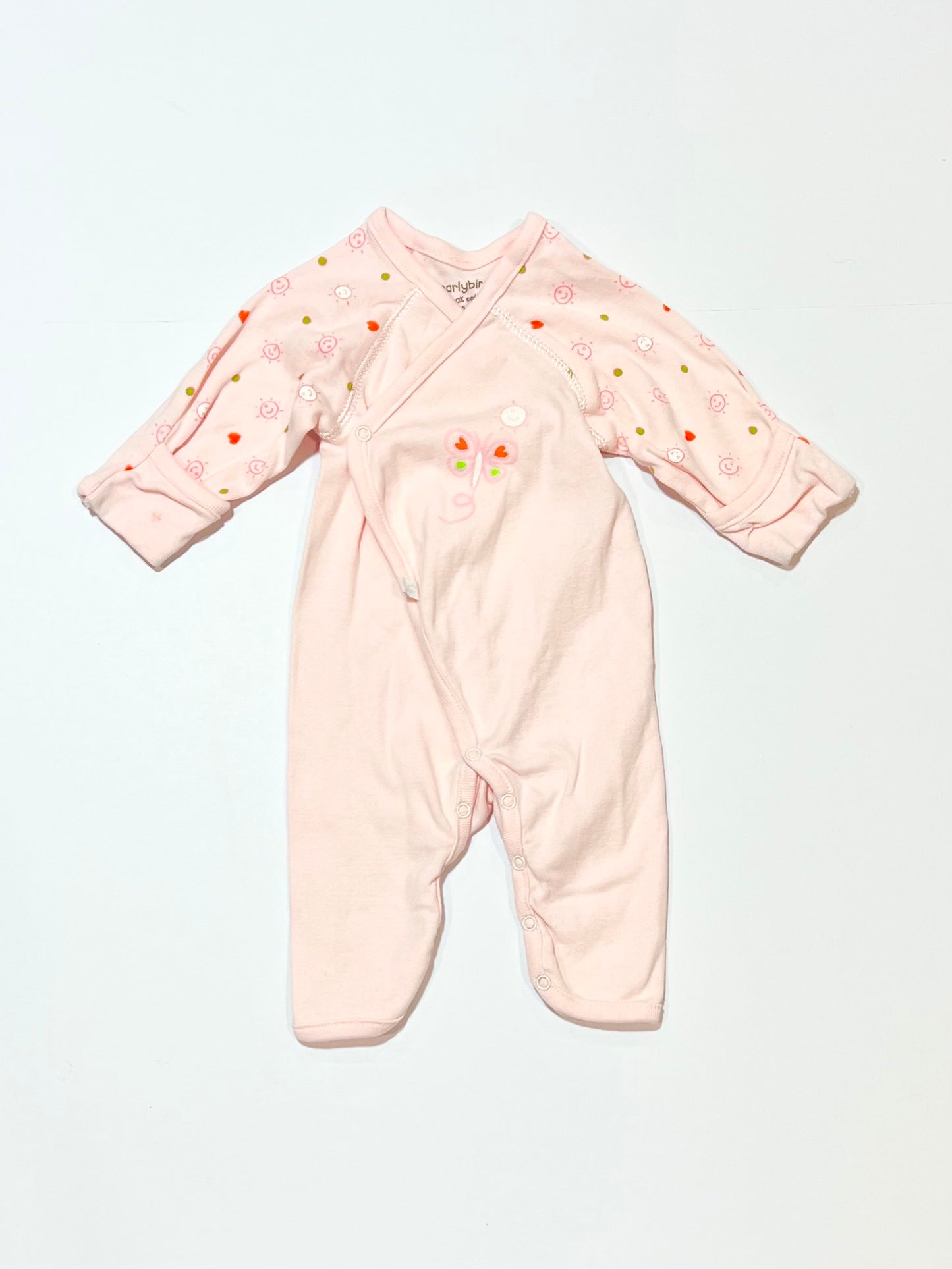 Pink onesie - Size 2.5-3.5 kg