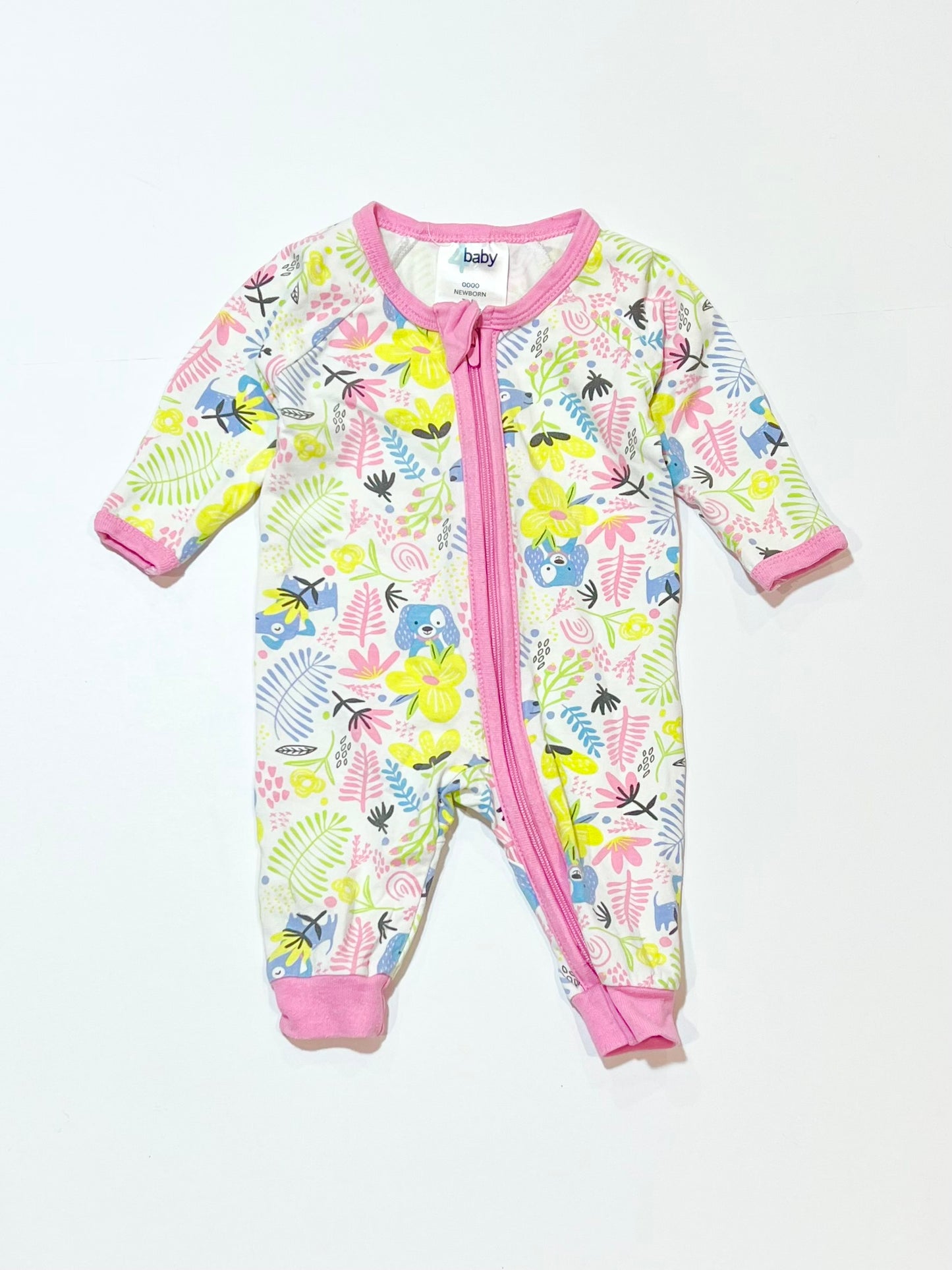 Puppy zip onesie - Size 0000