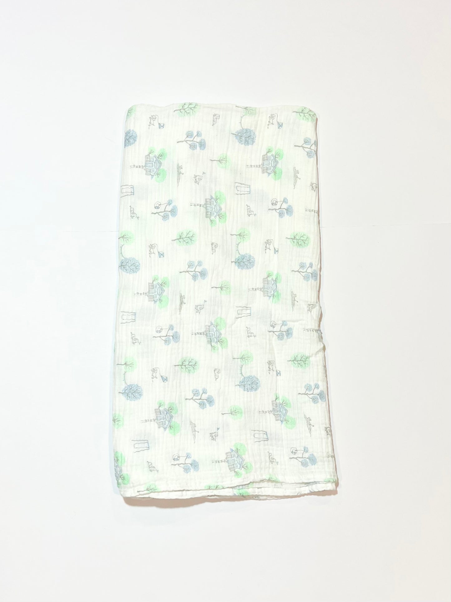 Puppy cotton muslin wrap