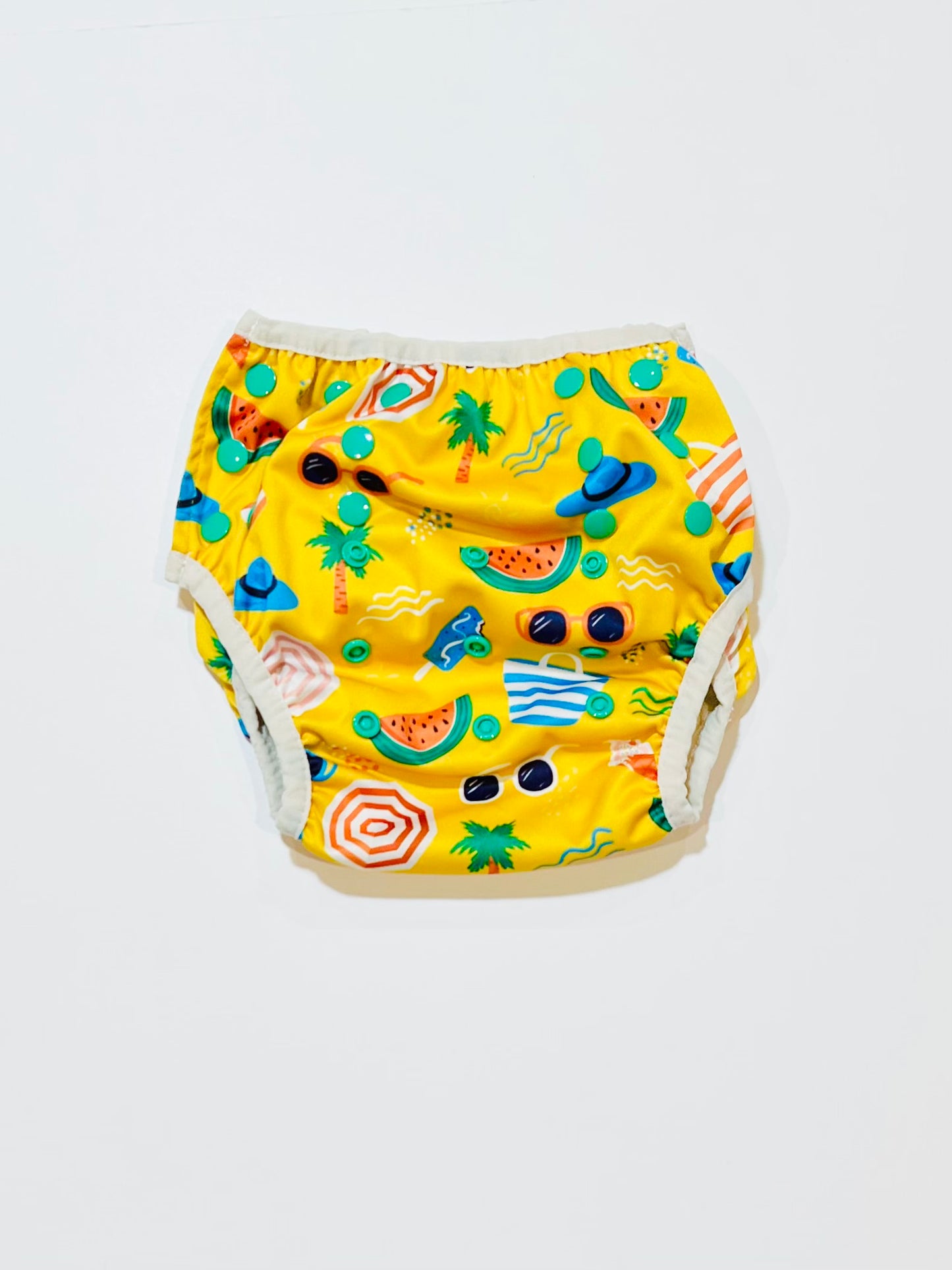 Beach scene swim nappy - Size 8-24 kg