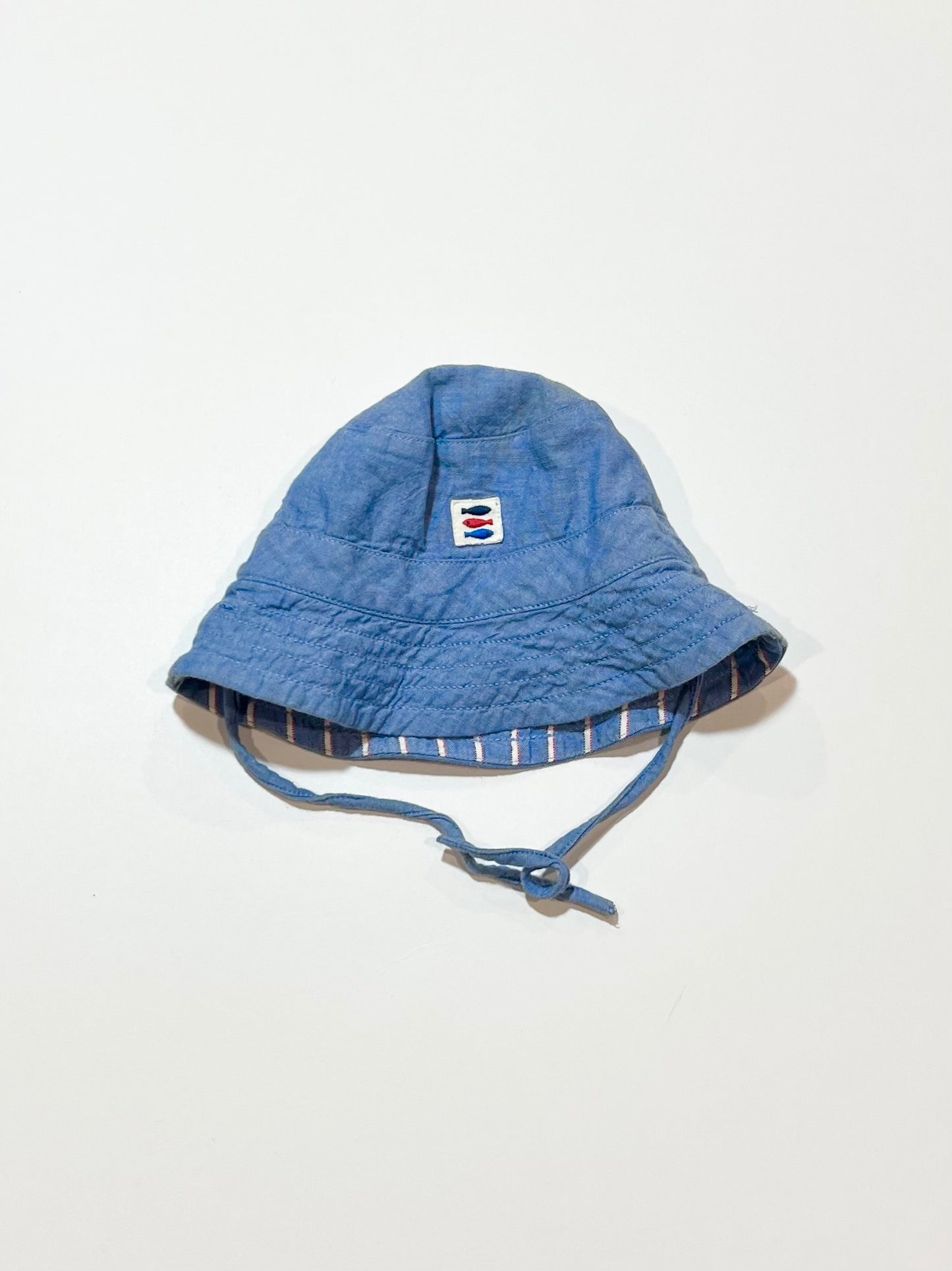Reversible sun hat - Size 6-12 months