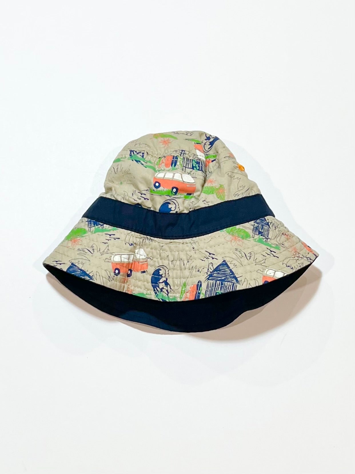 Reversible sun hat - Size 3-12 months