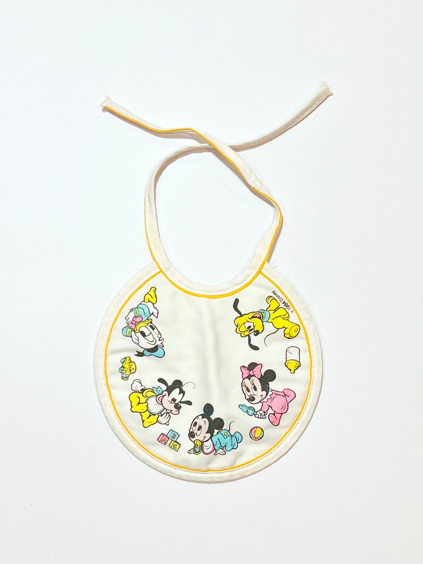 Vintage Mickey Mouse bib - One size