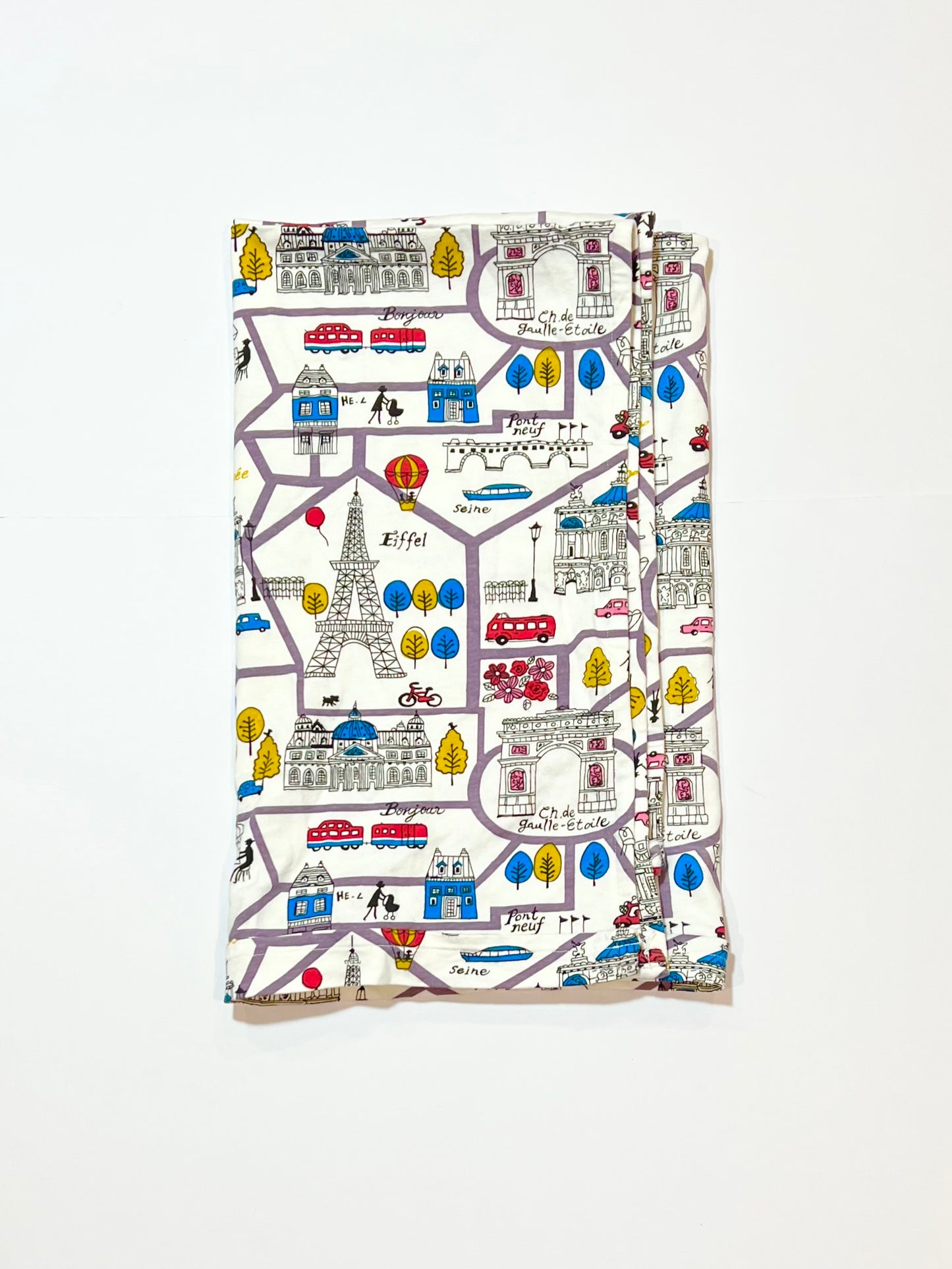 Paris map bunny rug