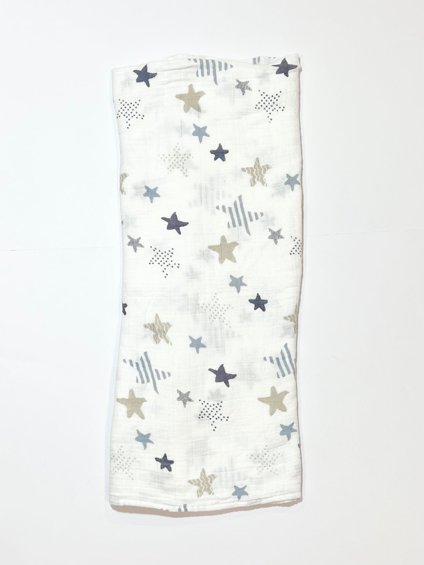 Stars cotton muslin wrap