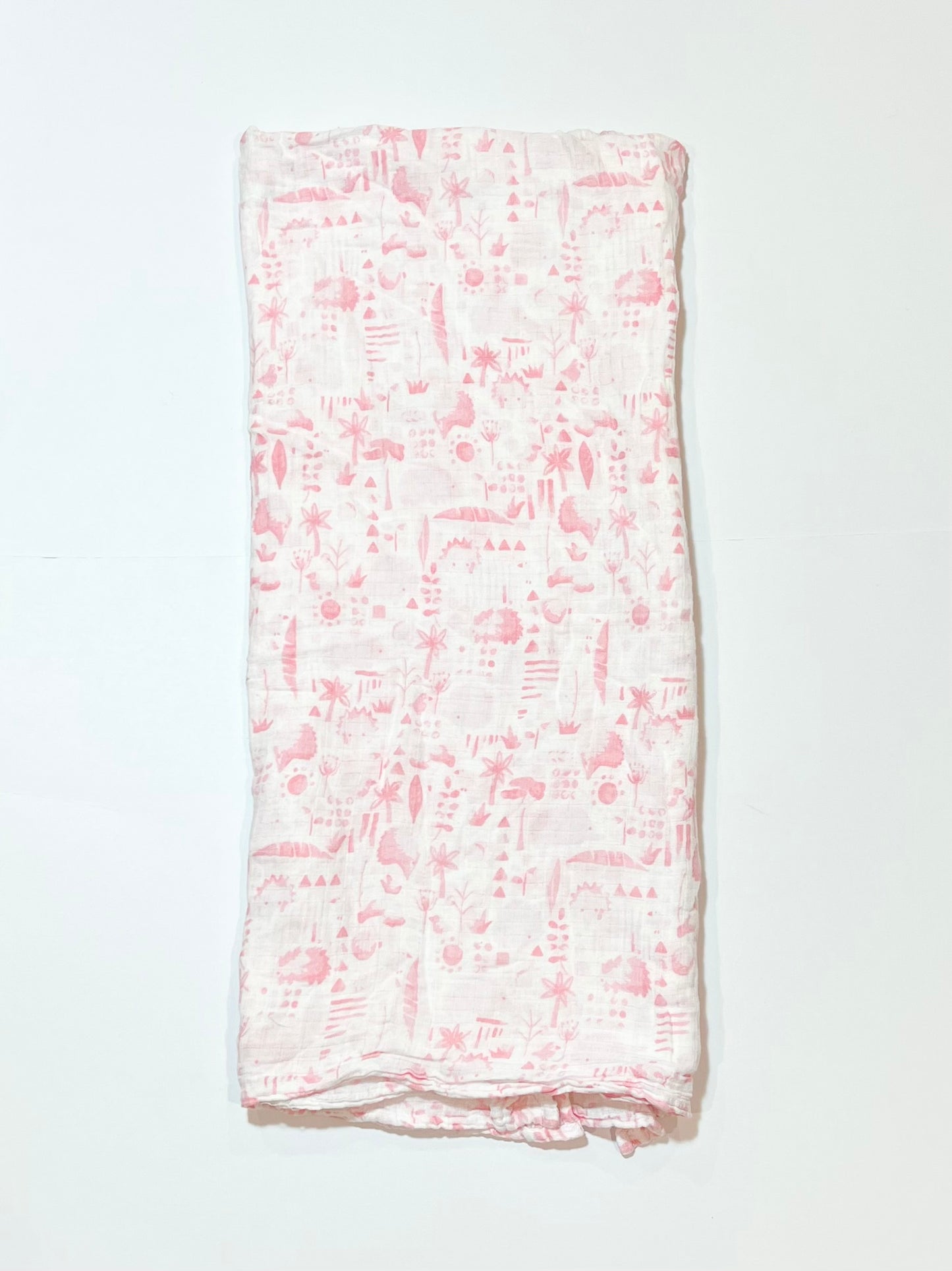Pink cotton muslin wrap