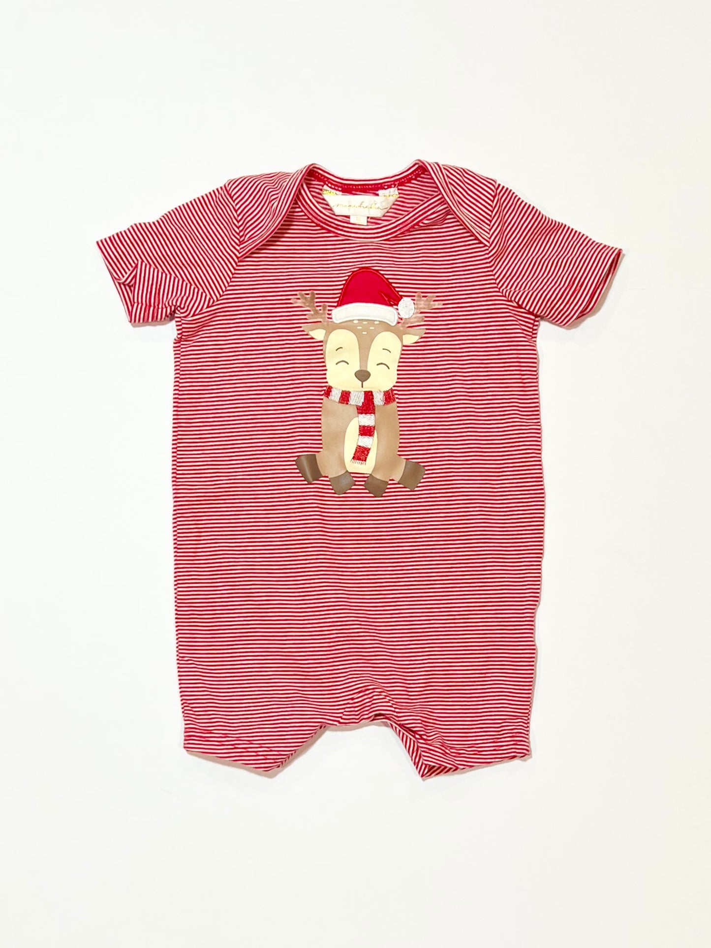 Christmas reindeer romper - Size 00