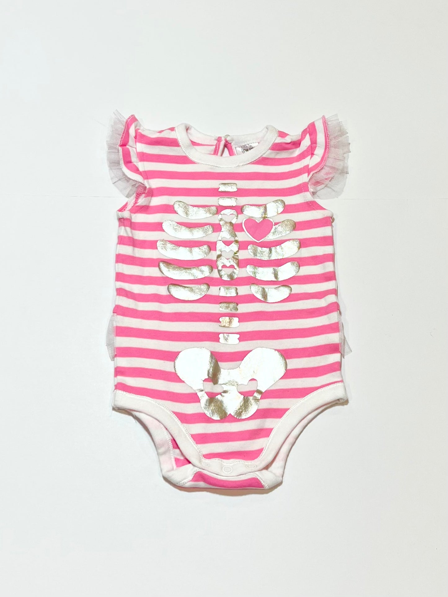 Skeleton Halloween bodysuit - Size 0